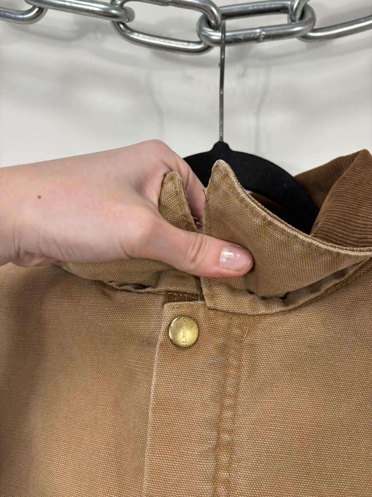 Carhartt Vintage 90s Carhartt Made In USA Washed Boxy Cropped Jacket Size US L / EU 52-54 / 3 - 15 Thumbnail