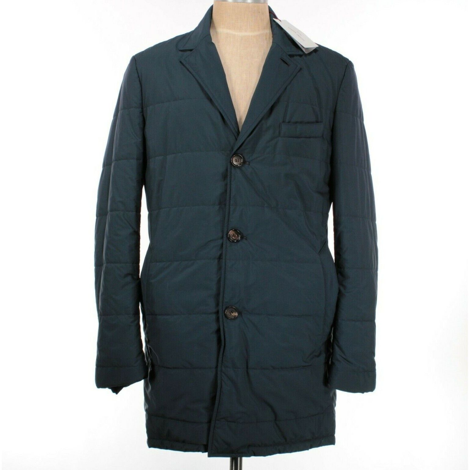 Luciano Barbera Luciano Barbera Jacket Size M US In Blue Polyester Size US M / EU 48-50 / 2 - 1 Thumbnail
