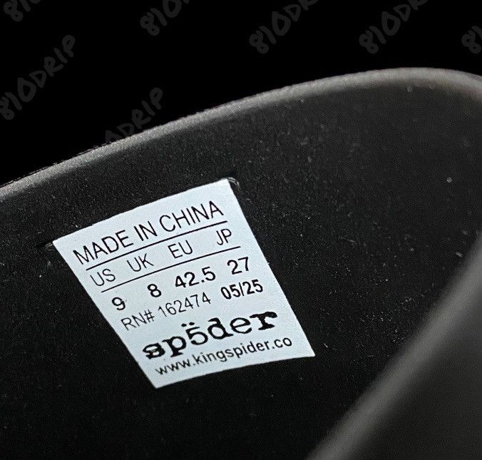 Sp5der Sp5der Onyx Slides Black (9M) Size US 9 / EU 42 - 8 Thumbnail