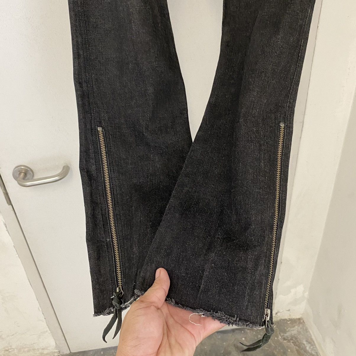 14th Addiction 14th Addiction Holster Hybrid Leather Slim Fit Black Jeans Size US 29 - 5 Thumbnail