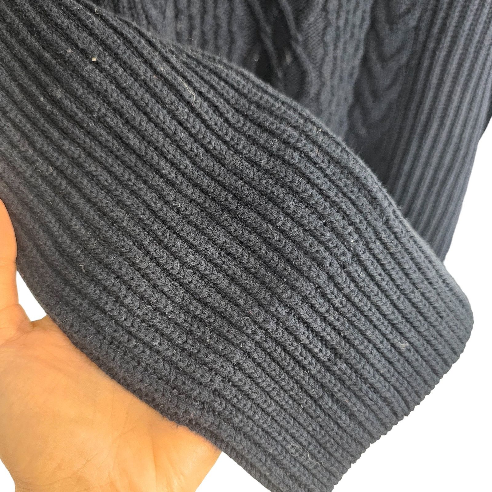 Tommy Hilfiger Tommy Hilfiger Womens Cate Fisherman Sweater Cable Knit Size L / US 10 / IT 46 - 4 Thumbnail