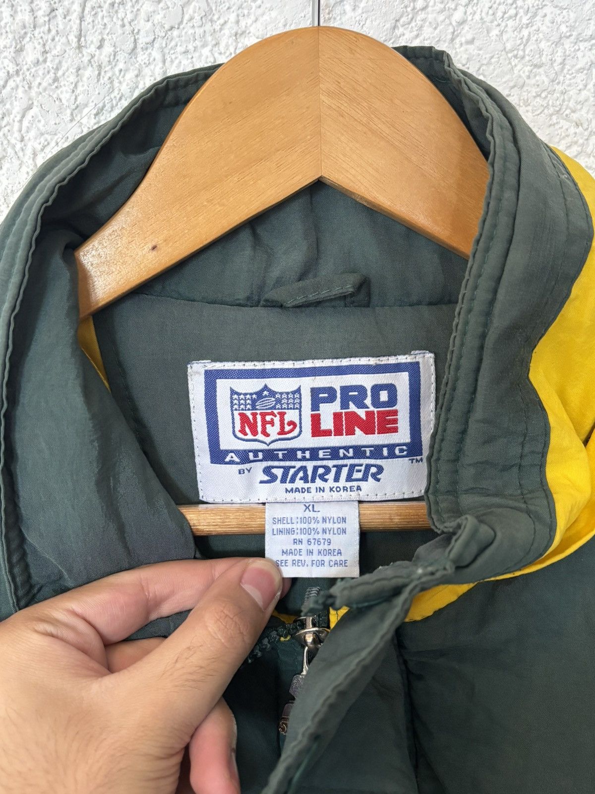 Starter Vintage Starter Green Bay Packers Jacket Size US XL / EU 56 / 4 - 2 Thumbnail
