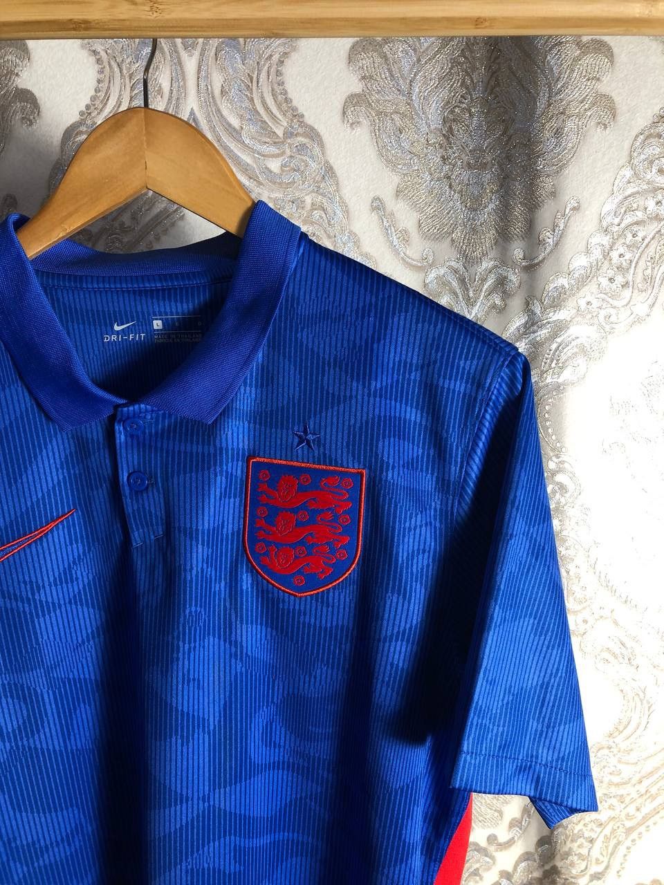 Nike × Vintage VERY RARE NIKE ENGLAND SOCCER JERSEY RETRO BLOKECORE DRILL Size US L / EU 52-54 / 3 - 2 Thumbnail
