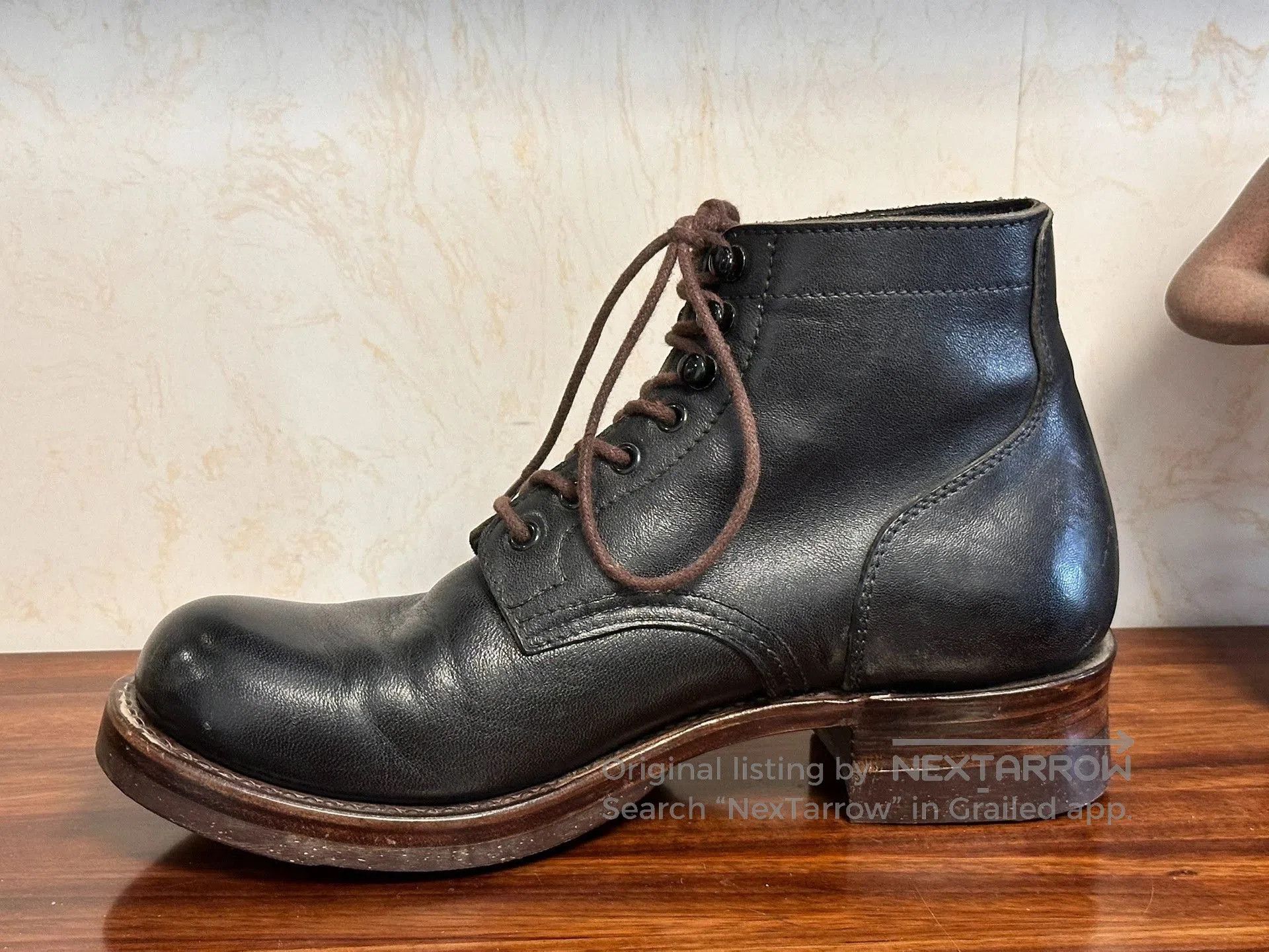 Vintage wm1978 Work Boots with Drsole Split Sole. Size US 8 / EU 41 - 5 Thumbnail
