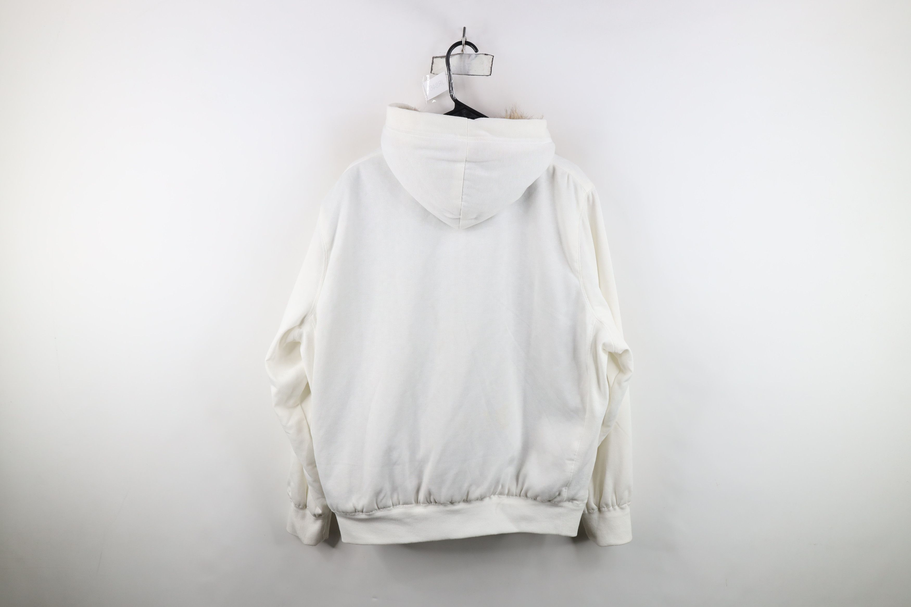 Vintage Vinatage Y2K Babydoll Flower Faux Fur Lined Thick Hoodie Size 3XL / US 20-22 - 13 Thumbnail