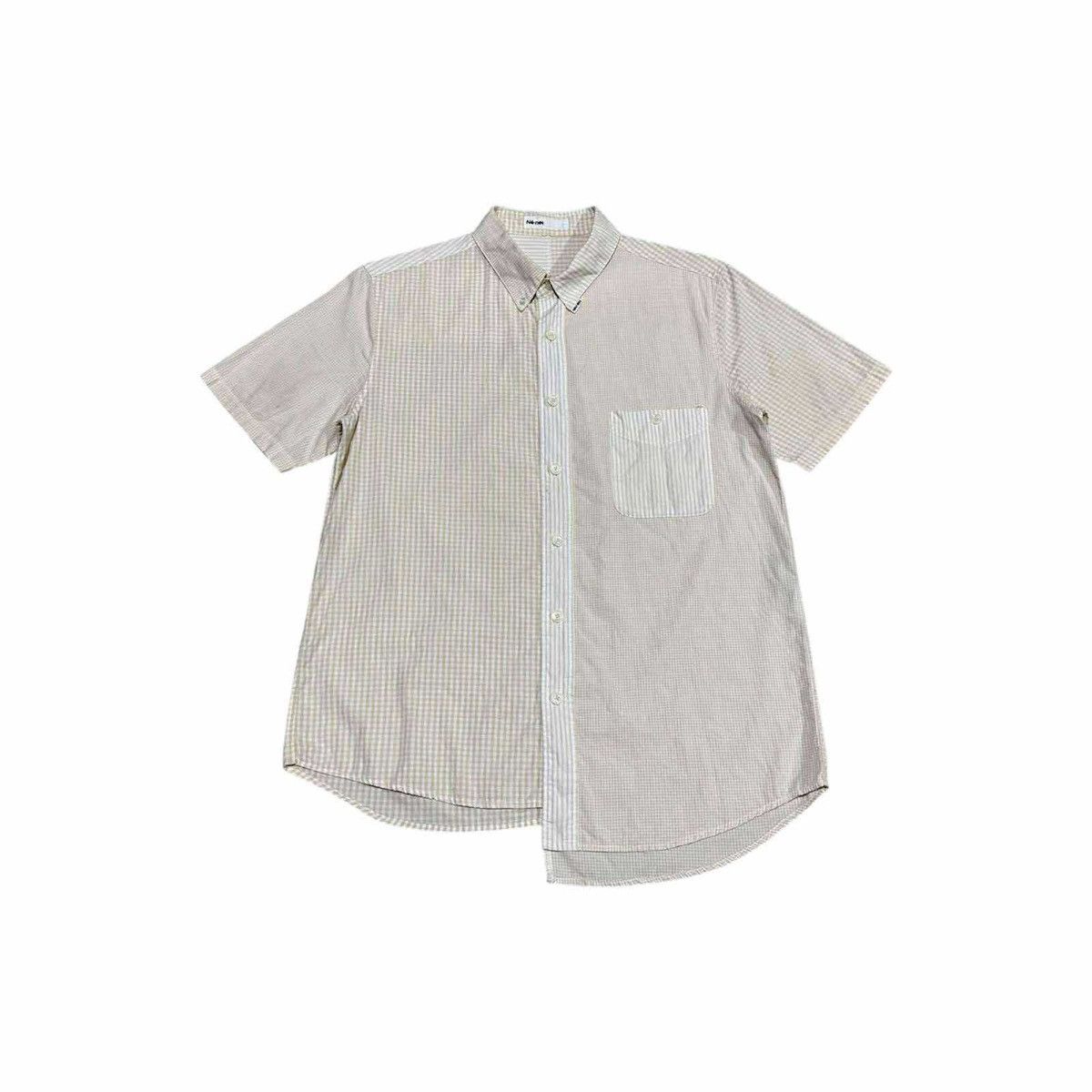 Ne-Net 🔥Rare Ne-Net Issey Miyake Check Asymmetric Shirt Ss Size US L / EU 52-54 / 3 - 3 Thumbnail