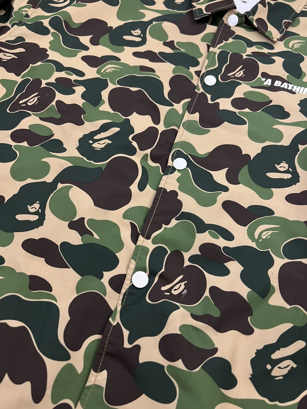 Bape ABC Camo Relaxed Coach Jacket FW19 Size US L / EU 52-54 / 3 - 5 Thumbnail