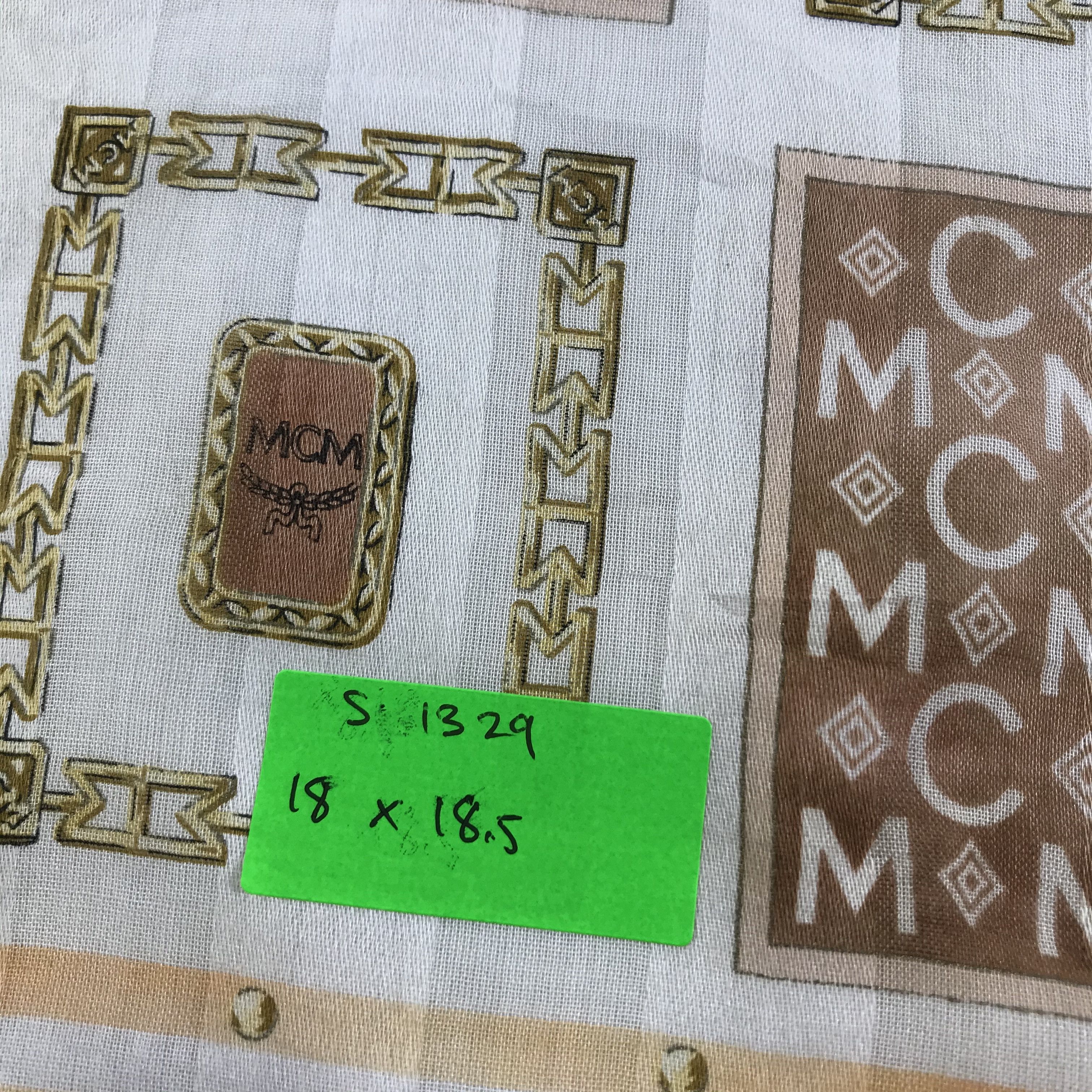 MCM × Vintage MCM Bandana / Handkerchief / Neckerchief - S1329 Size ONE SIZE - 5 Thumbnail