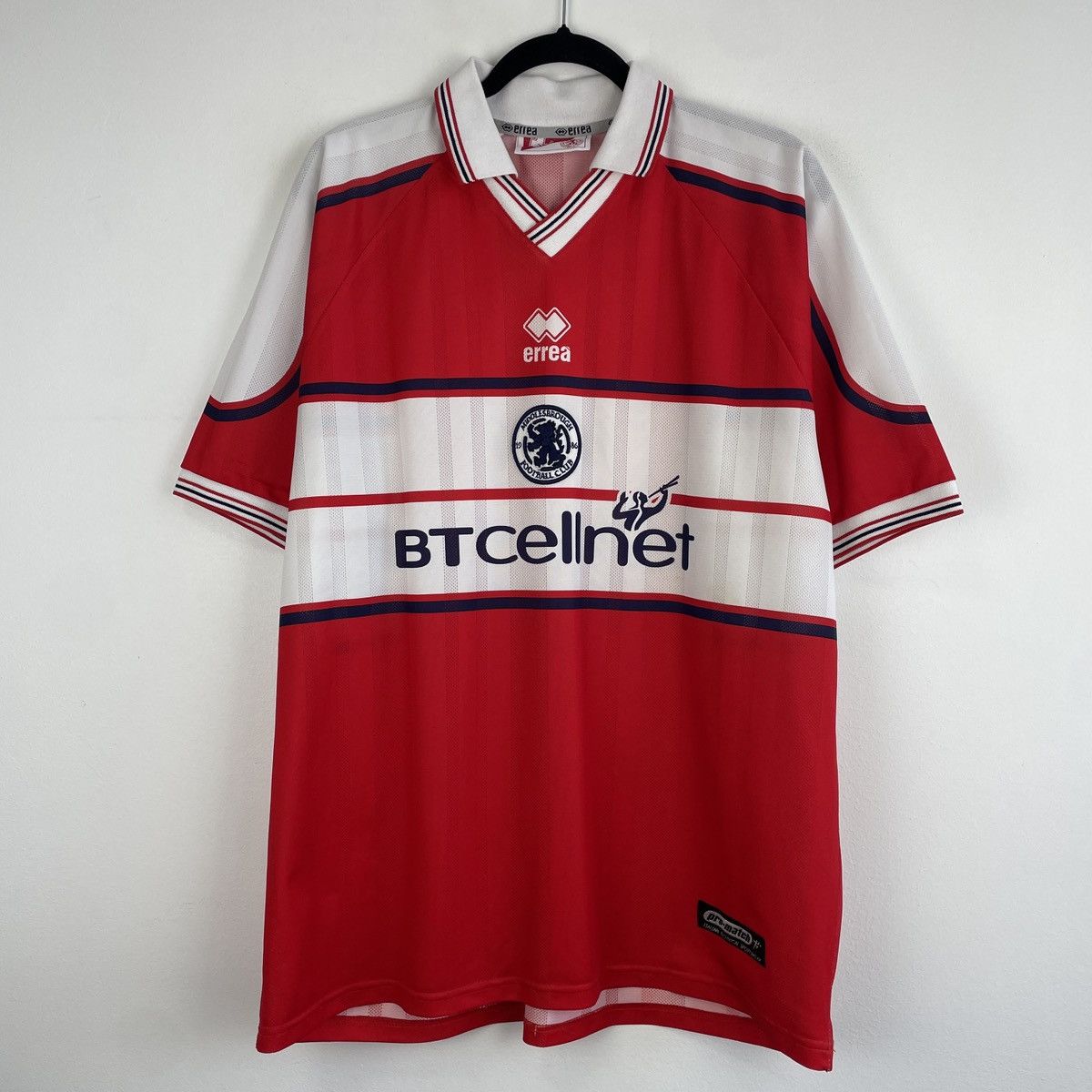 Errea Vintage Middlesbrough Home Jersey Rare Men 2000/2001 Size US XXL / EU 58 / 5 - 1 Thumbnail