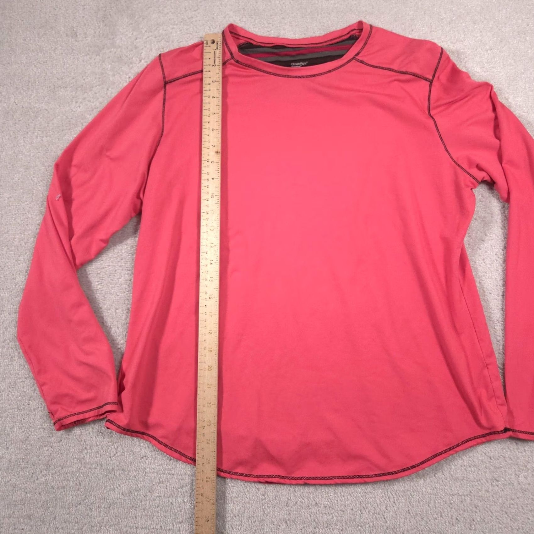 Vintage ClimateRight by Cuddl Duds Shirt Womens XXL Pink Long Sleeve Base Layer Top Size XXL / US 16-18 / IT 52-54 - 7 Thumbnail