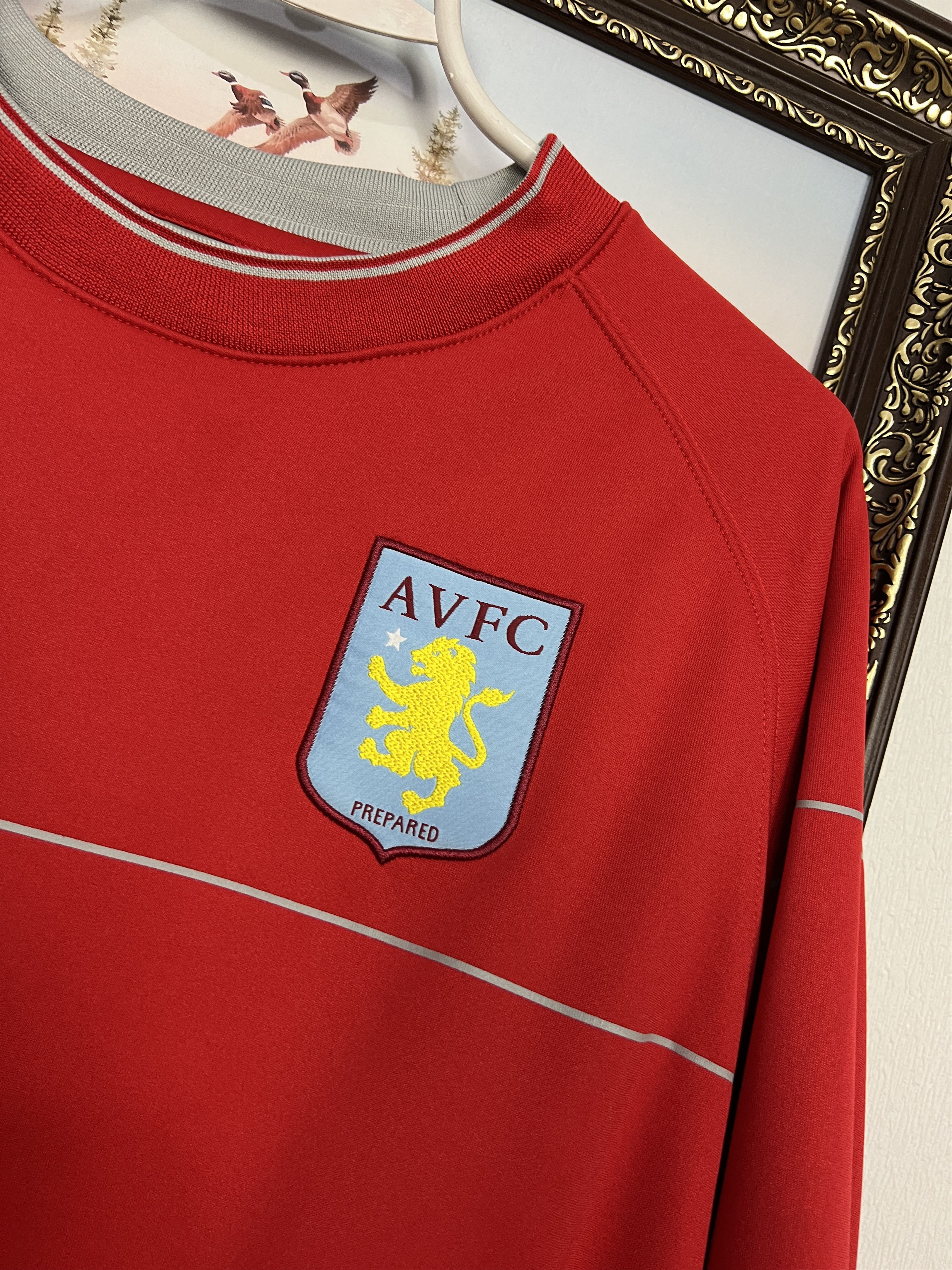 Nike Vintage Nike Aston Villa Football Train Sweatshirt Soccer Size US XXL / EU 58 / 5 - 3 Thumbnail