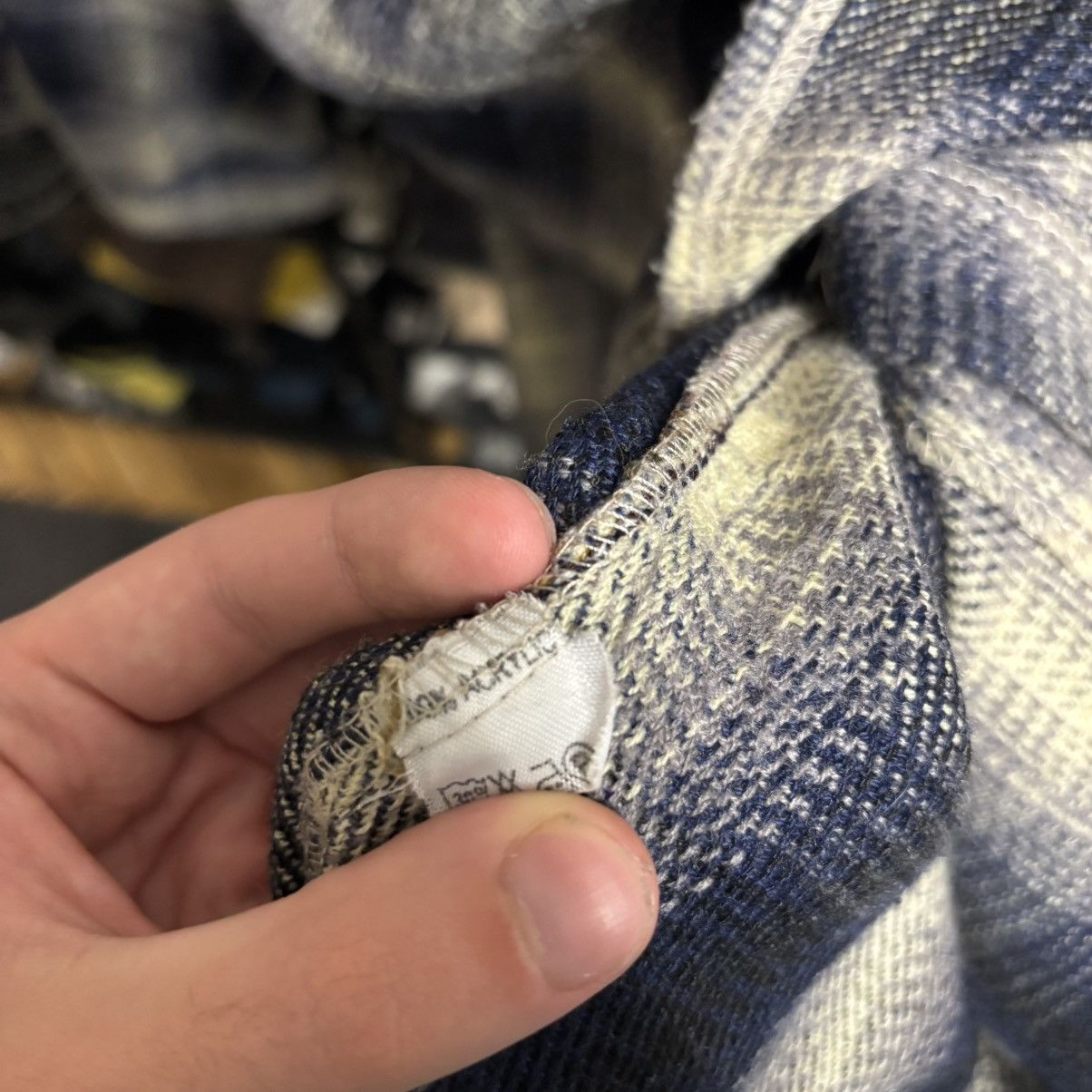 Vintage Vintage Rare 80’s Flannel Shirt 2 Pocket Grunge Punk Size US XL / EU 56 / 4 - 6 Thumbnail