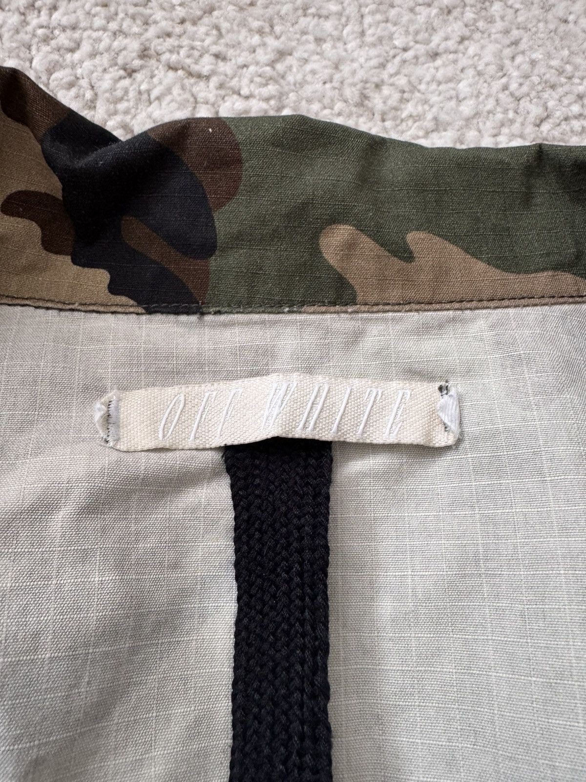 Off-White Off-White Virgil Abloh Vintage Camouflage Jacket Size US XL / EU 56 / 4 - 14 Thumbnail