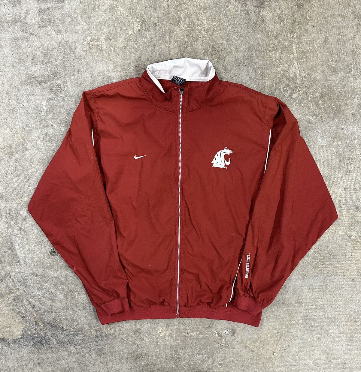 Nike Crazy Y2K Nike WSU Cougars Collegiate Windbreaker Size US XL / EU 56 / 4 - 1 Thumbnail