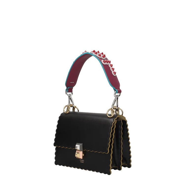 Fendi ob1o1e1124 Size: OS / Leather Shoulder Strap in Violet Size ONE SIZE - 2 Thumbnail