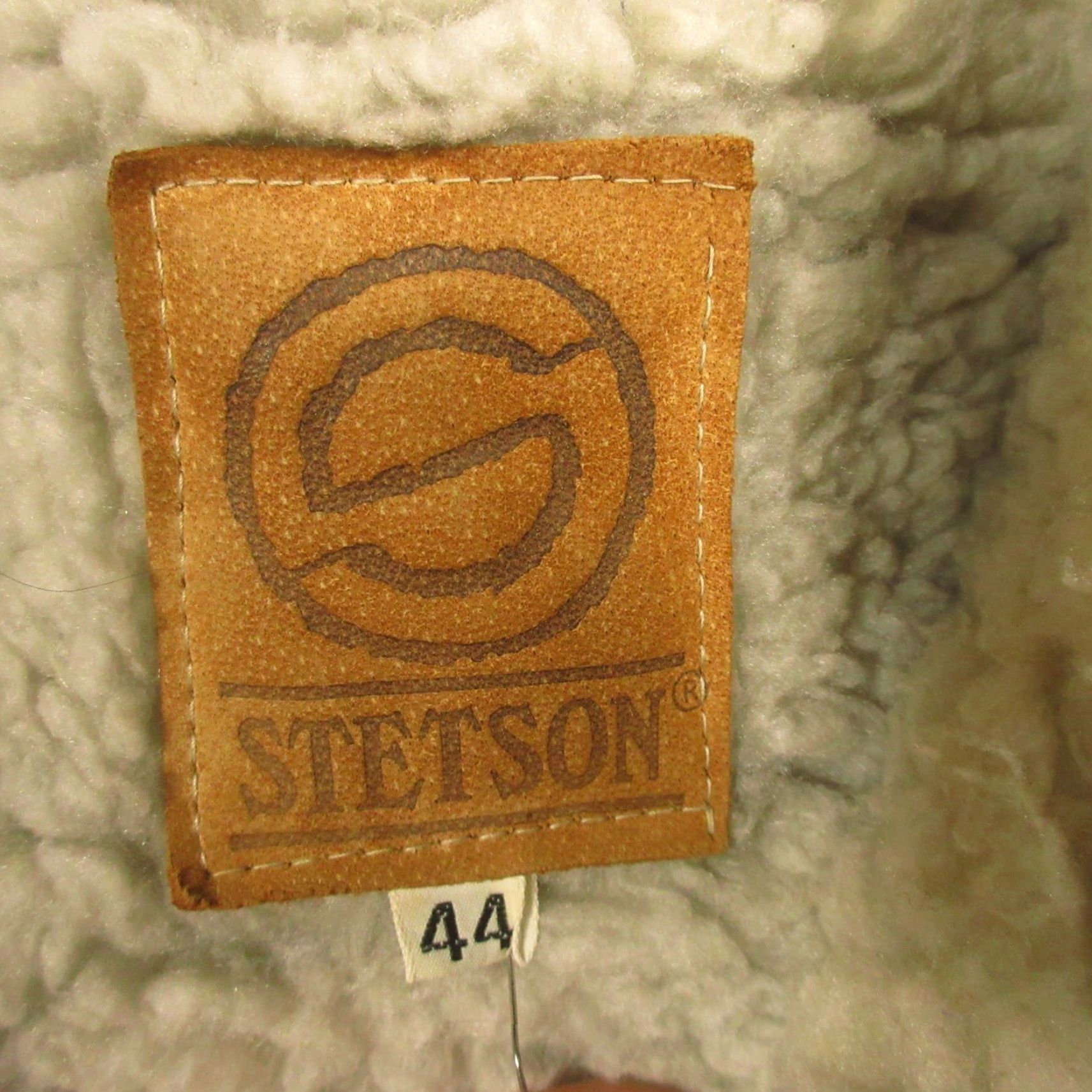 Stetson VINTAGE Stetson Coat Mens 44 Leather Buttons Embroidered Pockets Suede Lined Brown Western Coast Mid-Length Regular Winter EUC Size US S / EU 44-46 / 1 - 3 Thumbnail