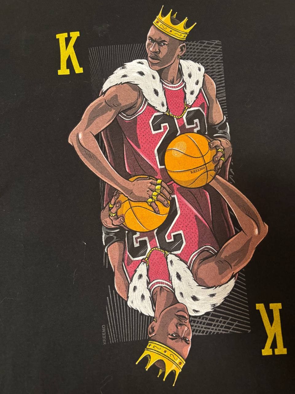 Vintage Mister Tee “King Basketball” Tee – Black Size US XL / EU 56 / 4 - 2 Thumbnail