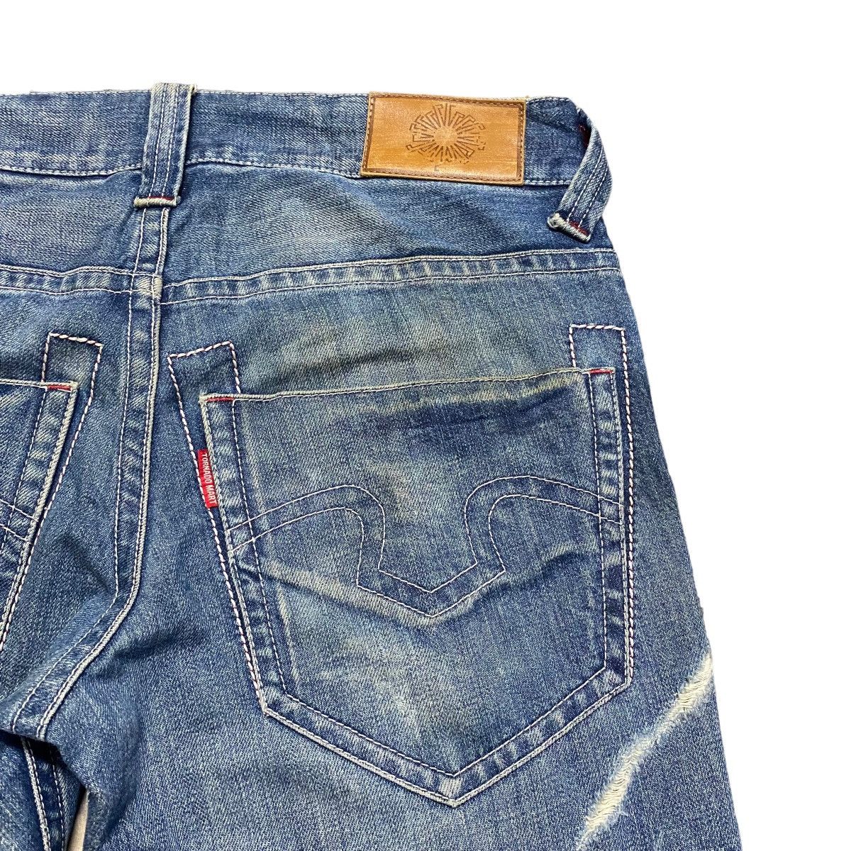 Tornado Mart Tornado Mart Distressed Denim Flare Jeans Size US 30 / EU 46 - 12 Thumbnail