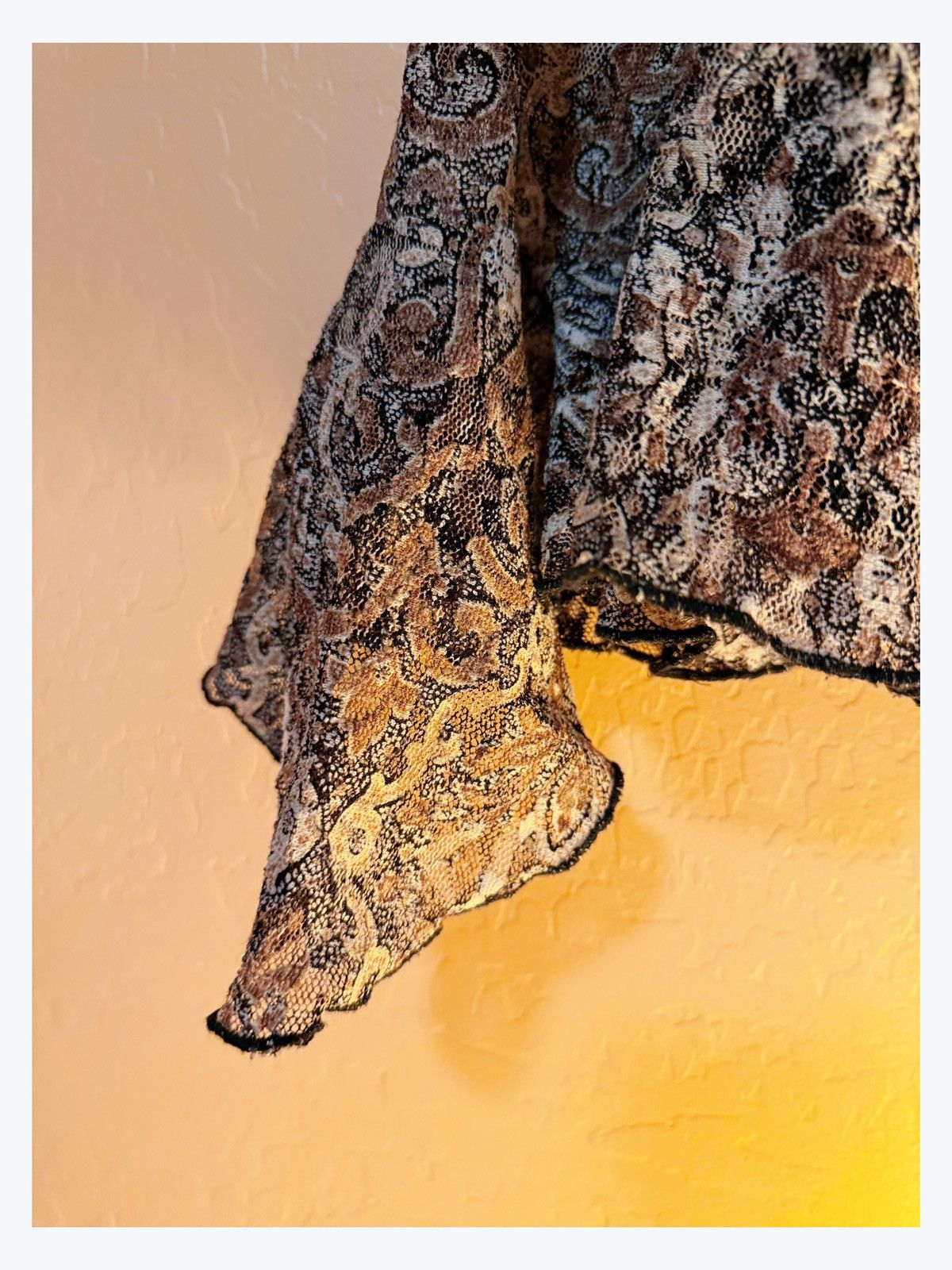 Other Vintage Hillard & Hanson Metallic Paisley Top – Boho Y2K Size L / US 10 / IT 46 - 4 Thumbnail