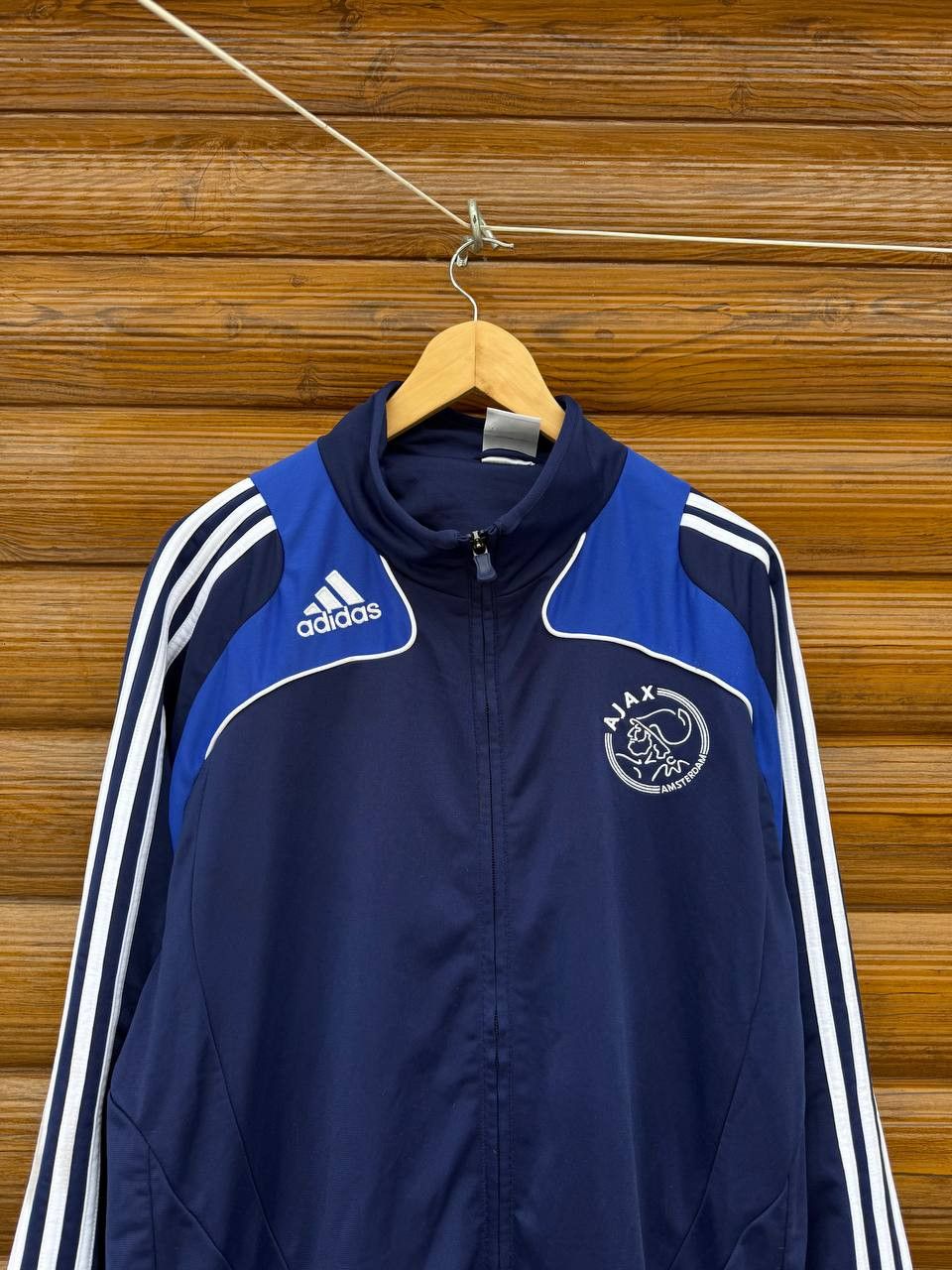 Adidas Vintage Adidas Ajax Amsterdam Football Jacket Soccer Size L Size US L / EU 52-54 / 3 - 2 Thumbnail