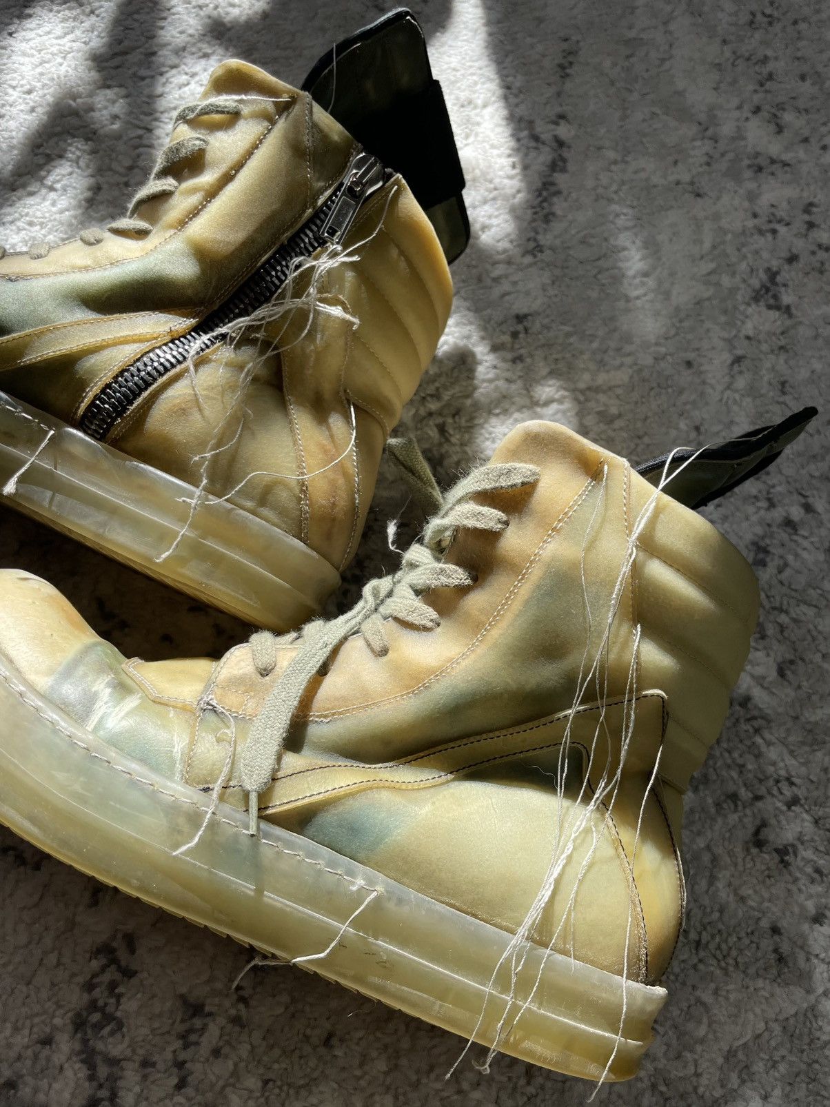 Rick Owens SS19 Babel 'Swamp' Geobasket Size US 11 / EU 44 - 13 Thumbnail