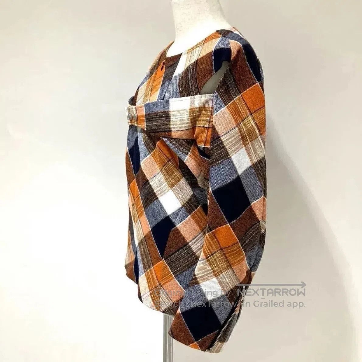 Junya Watanabe junya watanabe mixed wool blend plaid top. Size US S / EU 44-46 / 1 - 4 Thumbnail