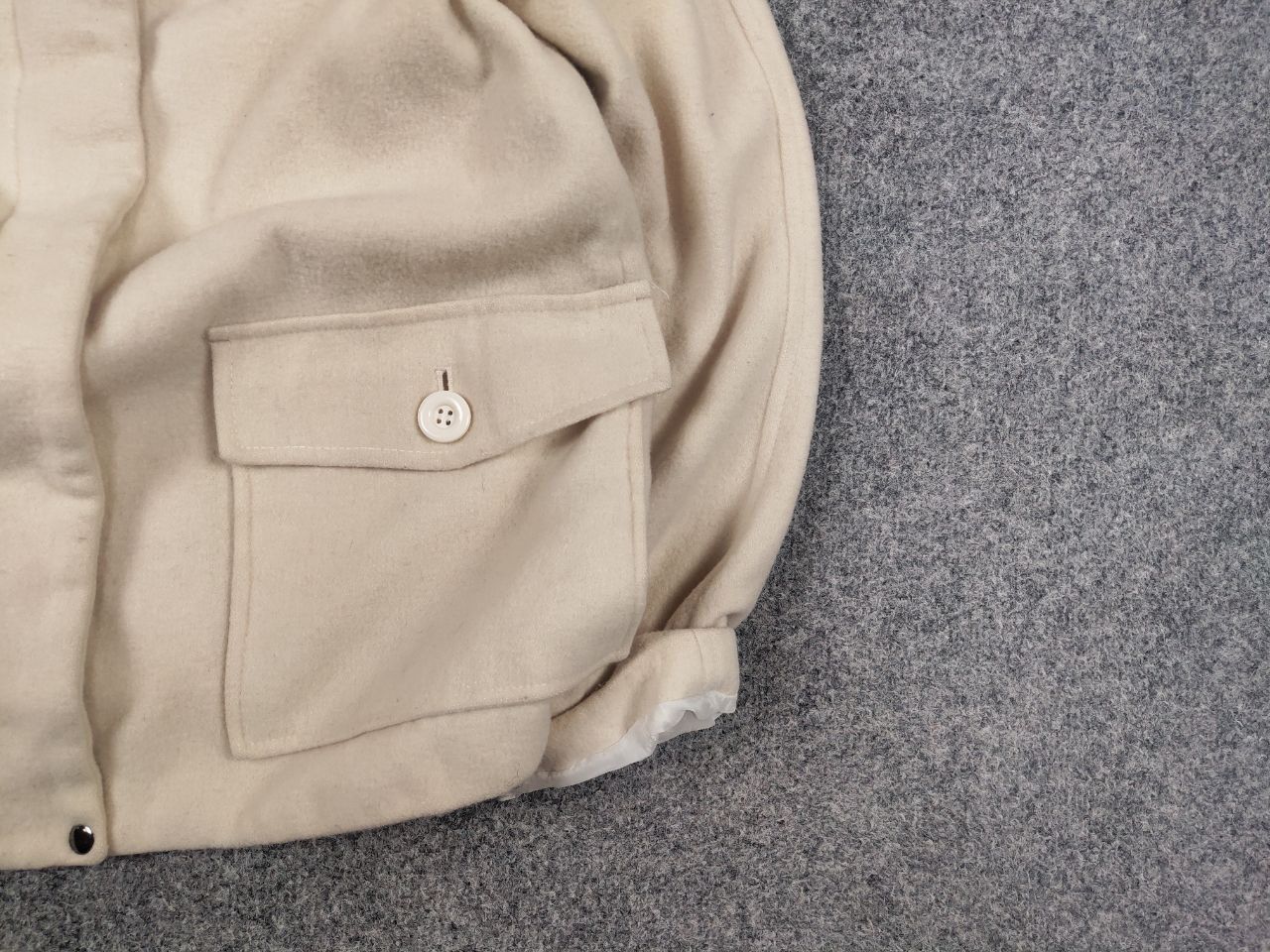 Japanese Brand Vtg 90's IY Basics by Issey Miyake Japan Wool Coat Jacket Size M / US 6-8 / IT 42-44 - 6 Thumbnail