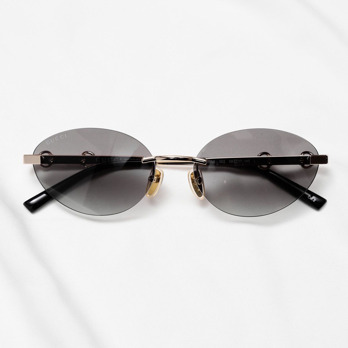 Gucci GUCCI GG2051S 002 SUNGLASSES Size ONE SIZE - 6 Thumbnail