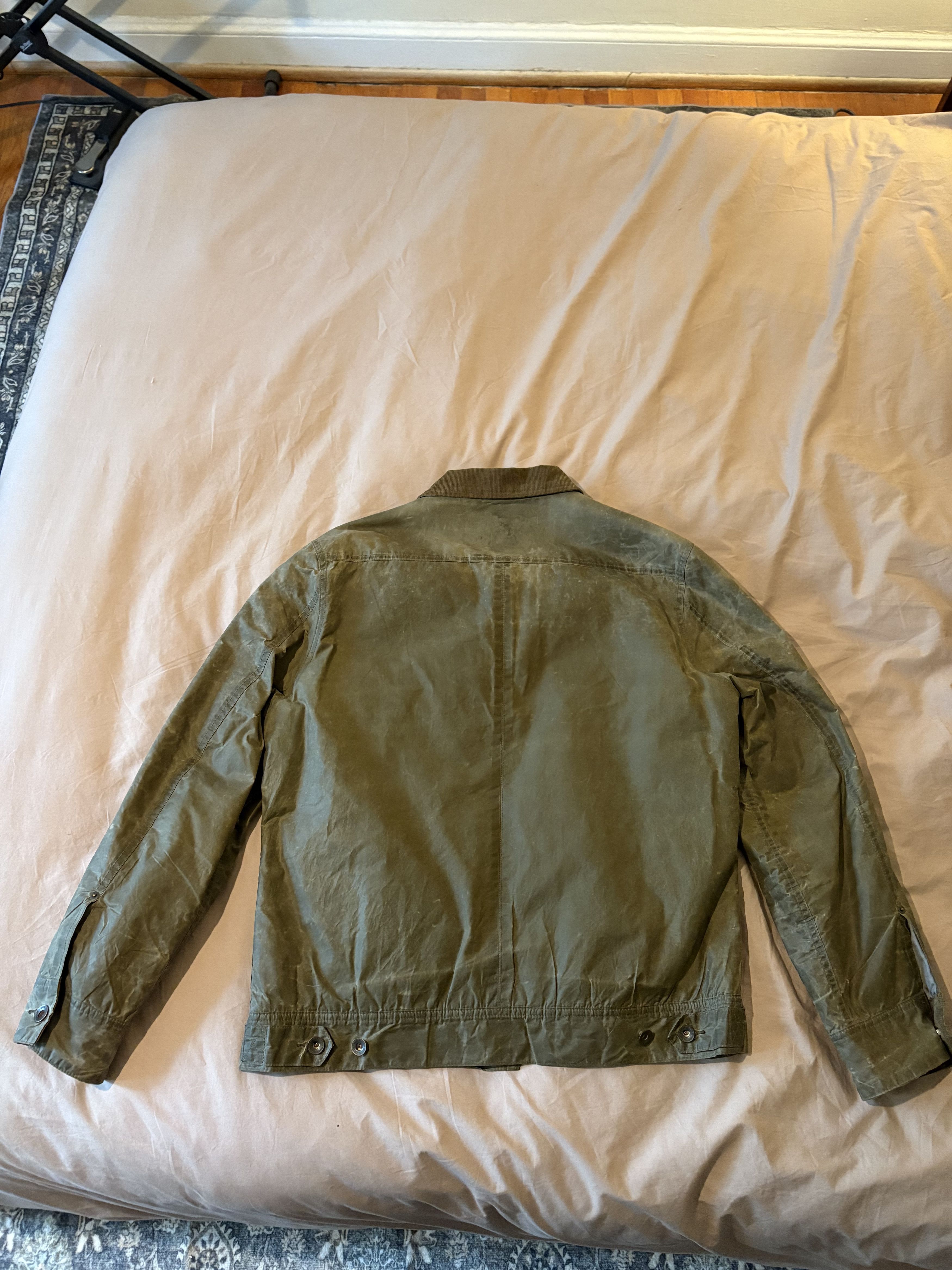 Taylor Stitch Blanket-Lined Waxed Canvas Trucker Size US M / EU 48-50 / 2 - 2 Thumbnail