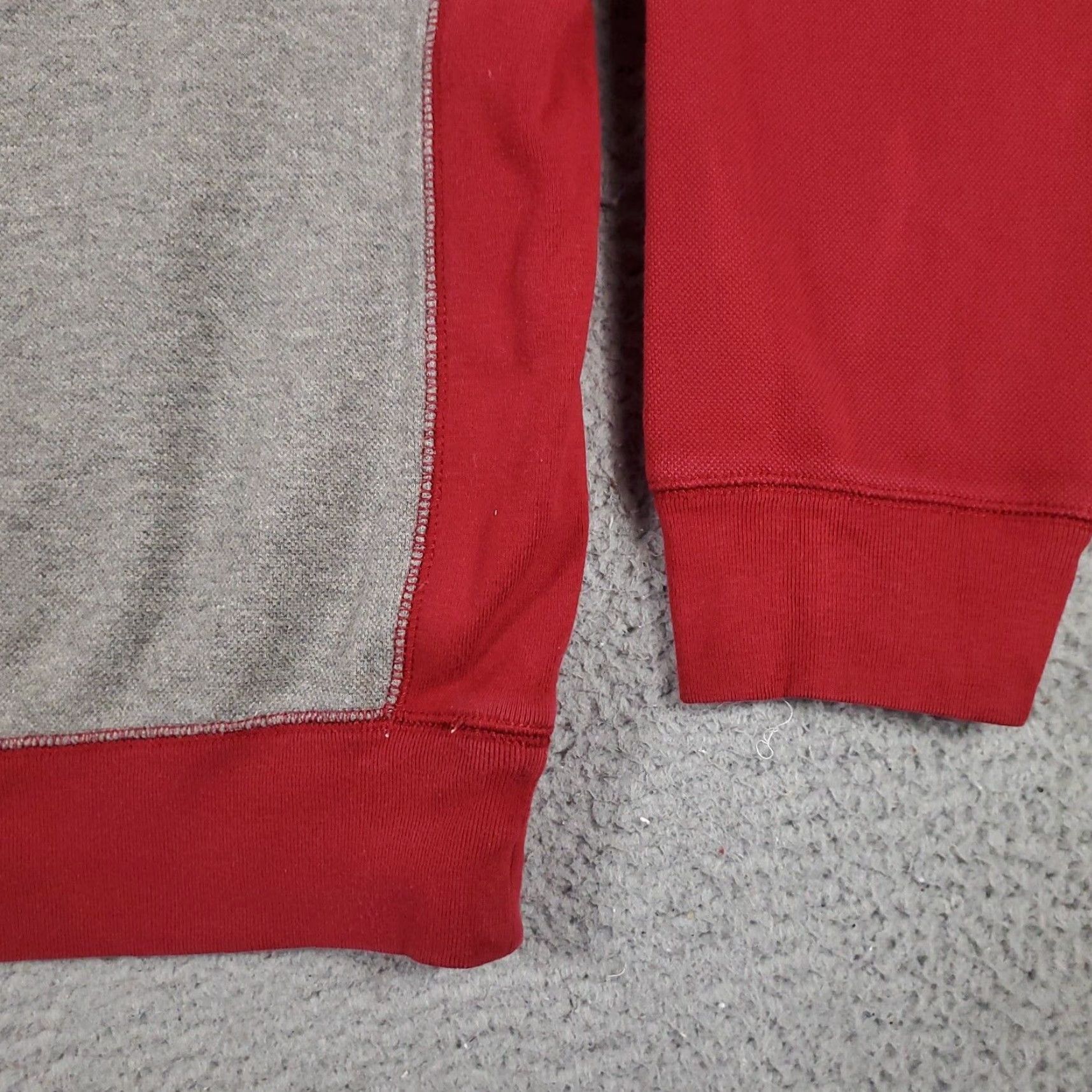 Tommy Hilfiger Tommy Hilfiger Mens Extra Large XL Gray Red Casual Pullover Sweater Size US XL / EU 56 / 4 - 4 Thumbnail