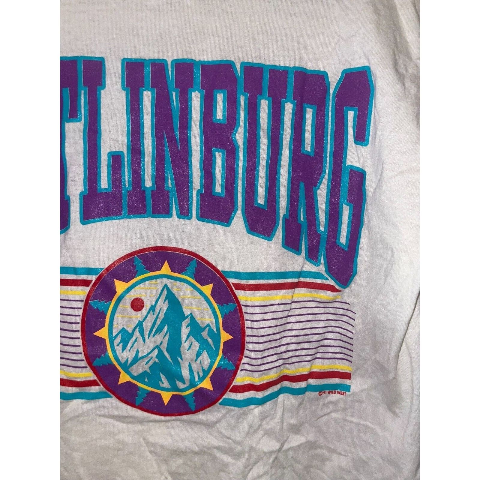Jerzees Vintage Lake Of The Ozarks Shirt Gatlinburg Test Print Tee Size US M / EU 48-50 / 2 - 14 Thumbnail