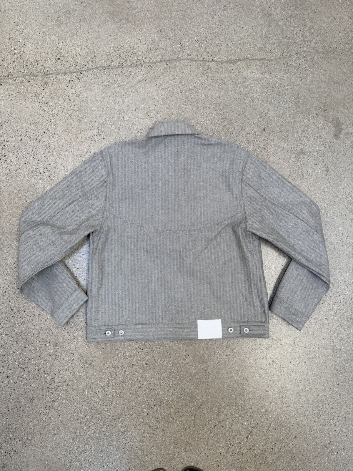 SAGE NATION SAGE NATION Gray & White Jiji Denim Jacket Size US XL / EU 56 / 4 - 5 Thumbnail