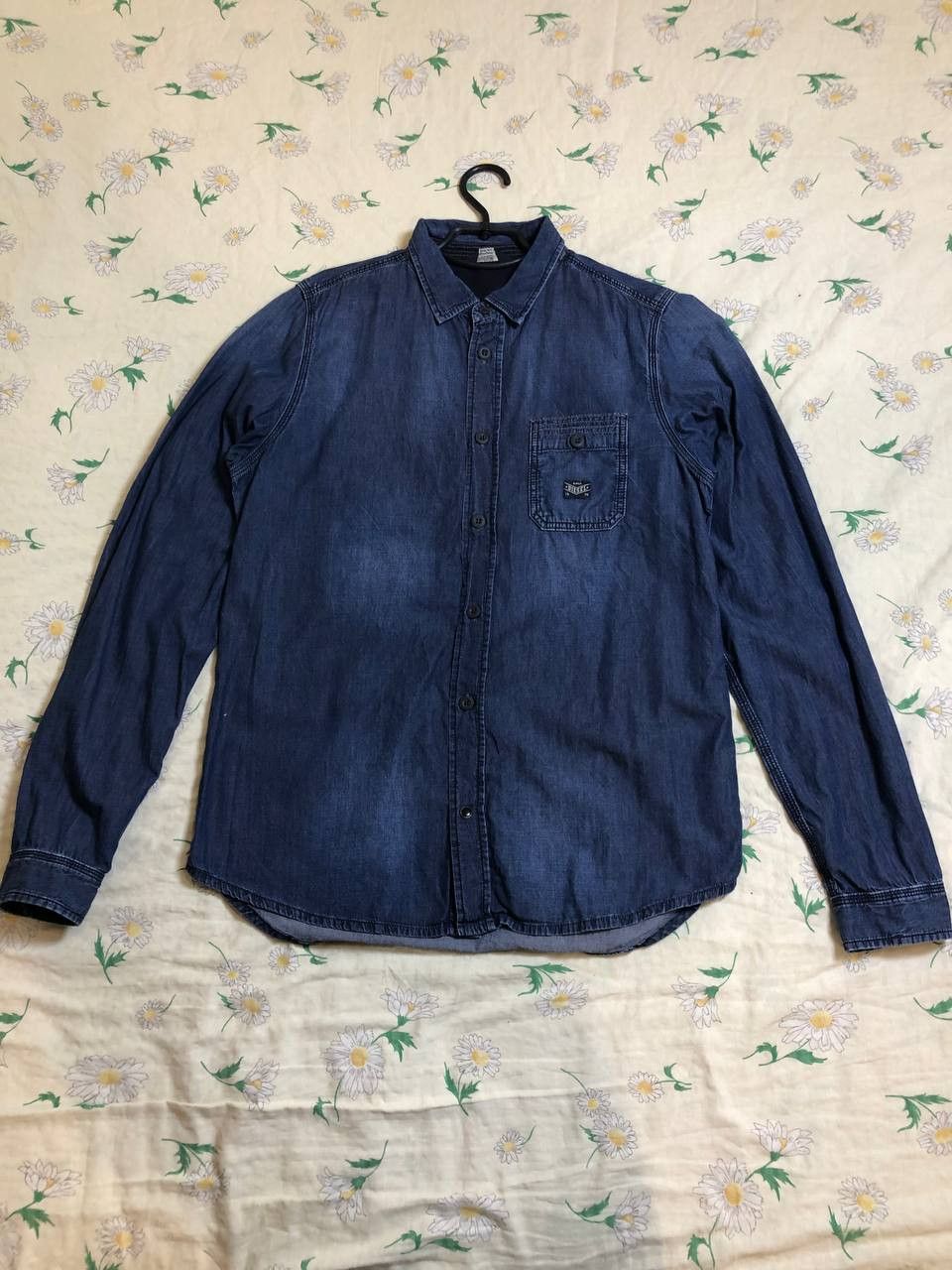 Diesel Diesel Denim Slim Casual Button-Down Shirt Size US L / EU 52-54 / 3 - 1 Thumbnail