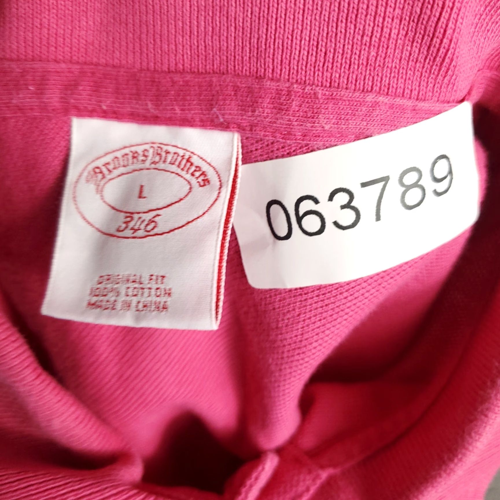 Brooks Brothers VINTAGE Brooks Brothers Polo Shirt Mens Large Pink Casual Short Sleeve L Polo Pink Brand Logo Classic Preppy Mens Size US L / EU 52-54 / 3 - 8 Thumbnail