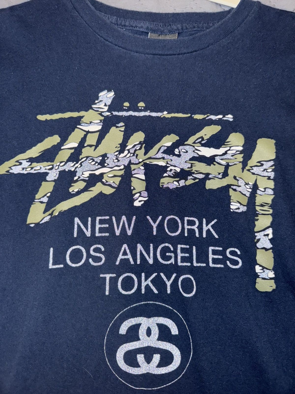 Stussy STUSSY NAVY BLUE/CAMO Size US S / EU 44-46 / 1 - 3 Thumbnail