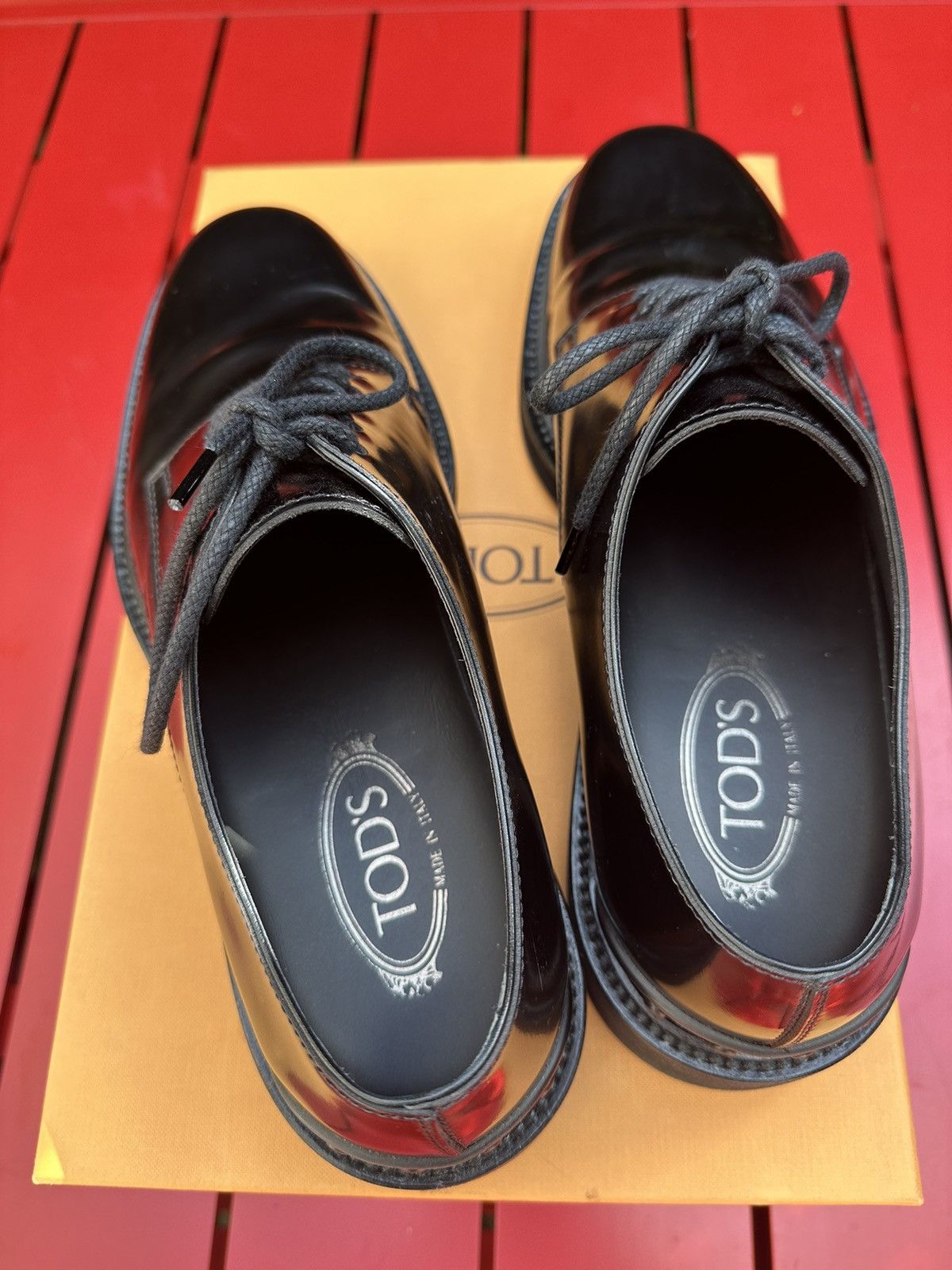 Tod's Tod’s derby leather shoes Size US 10 / EU 43 - 2 Thumbnail