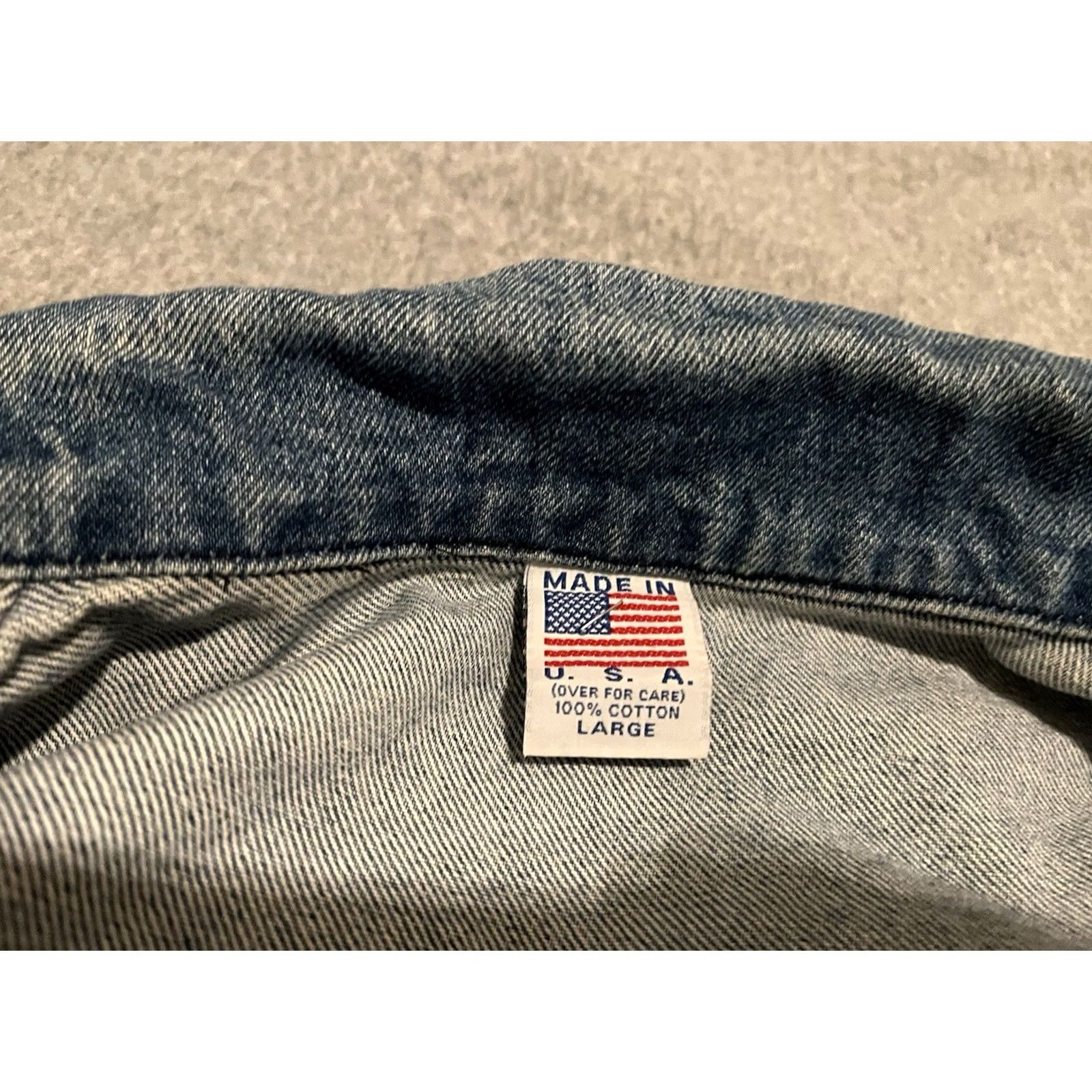 Vintage VINTAGE Tyca Texas Instruments Denim Jean Jacket Large Men Blue Denim Jacket Mens L Size US 33 - 5 Thumbnail