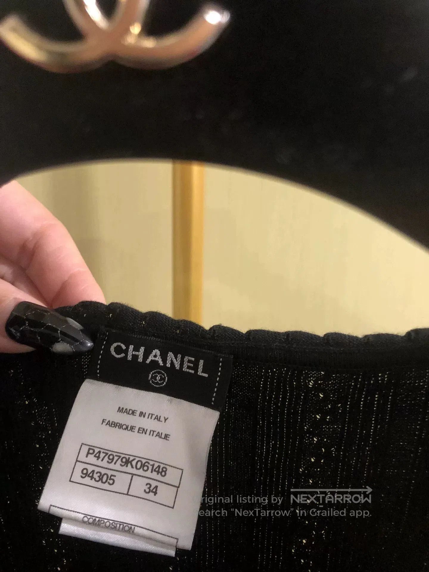 Chanel Chanel Black Sleeveless Knit Tank Top. Size S / US 4 / IT 40 - 6 Thumbnail