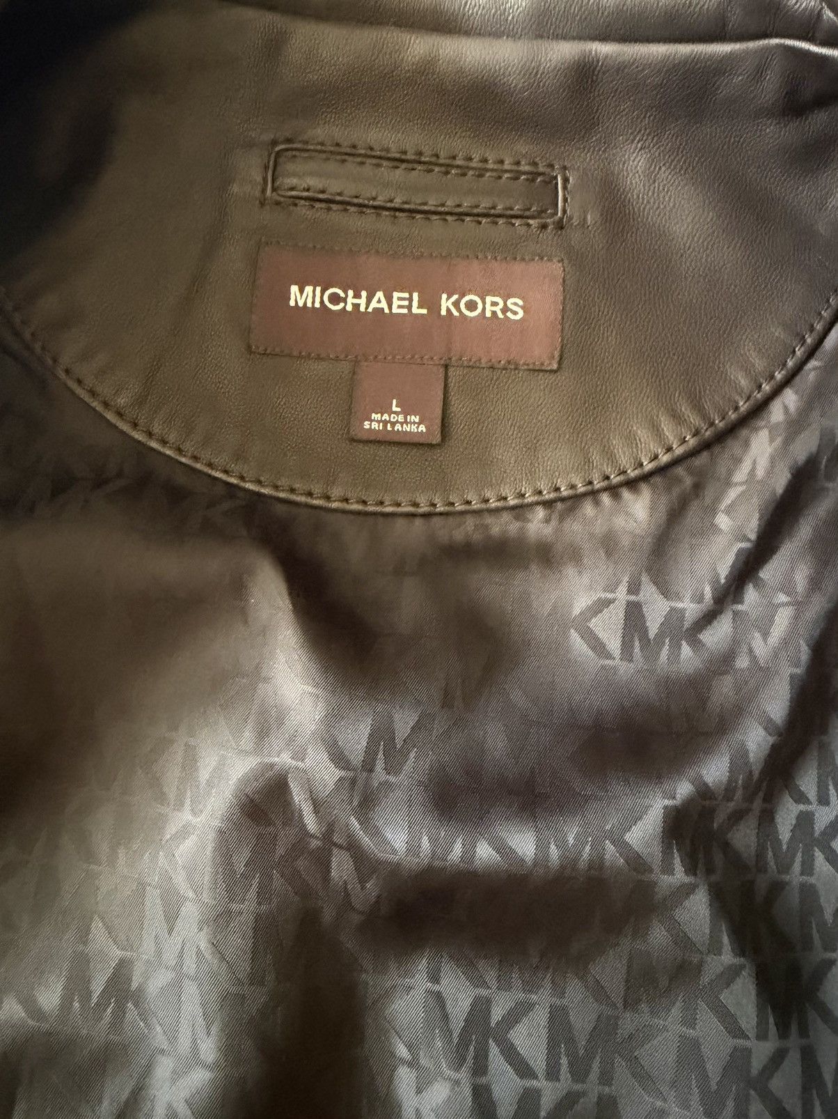 Michael Kors Light smooth leather Michael Kors leather jacket Size US L / EU 52-54 / 3 - 2 Thumbnail