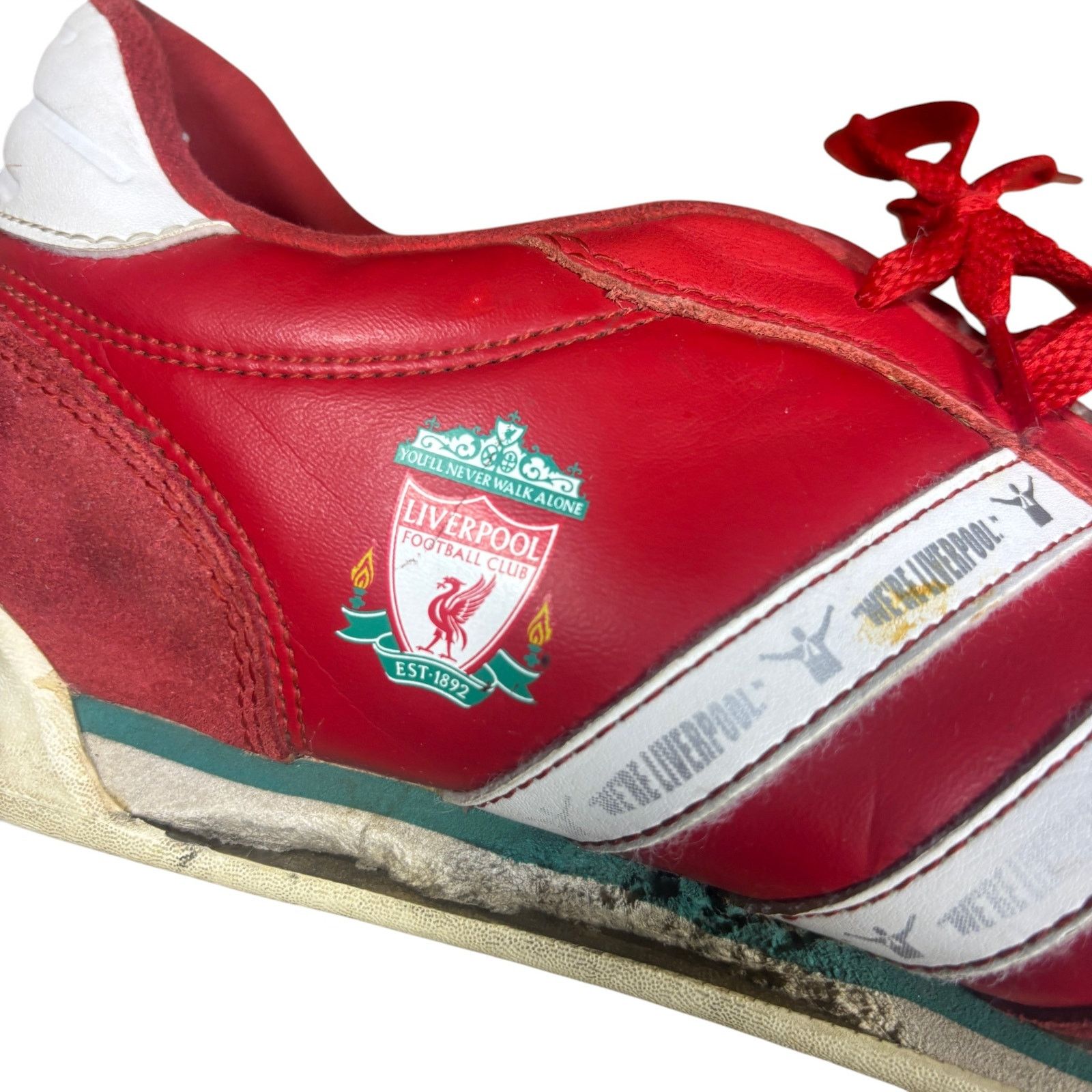 Adidas vintage y2k 2008 Adidas Liverpool Samba mens 12.5 soccer Size US 12.5 / EU 45-46 - 4 Thumbnail