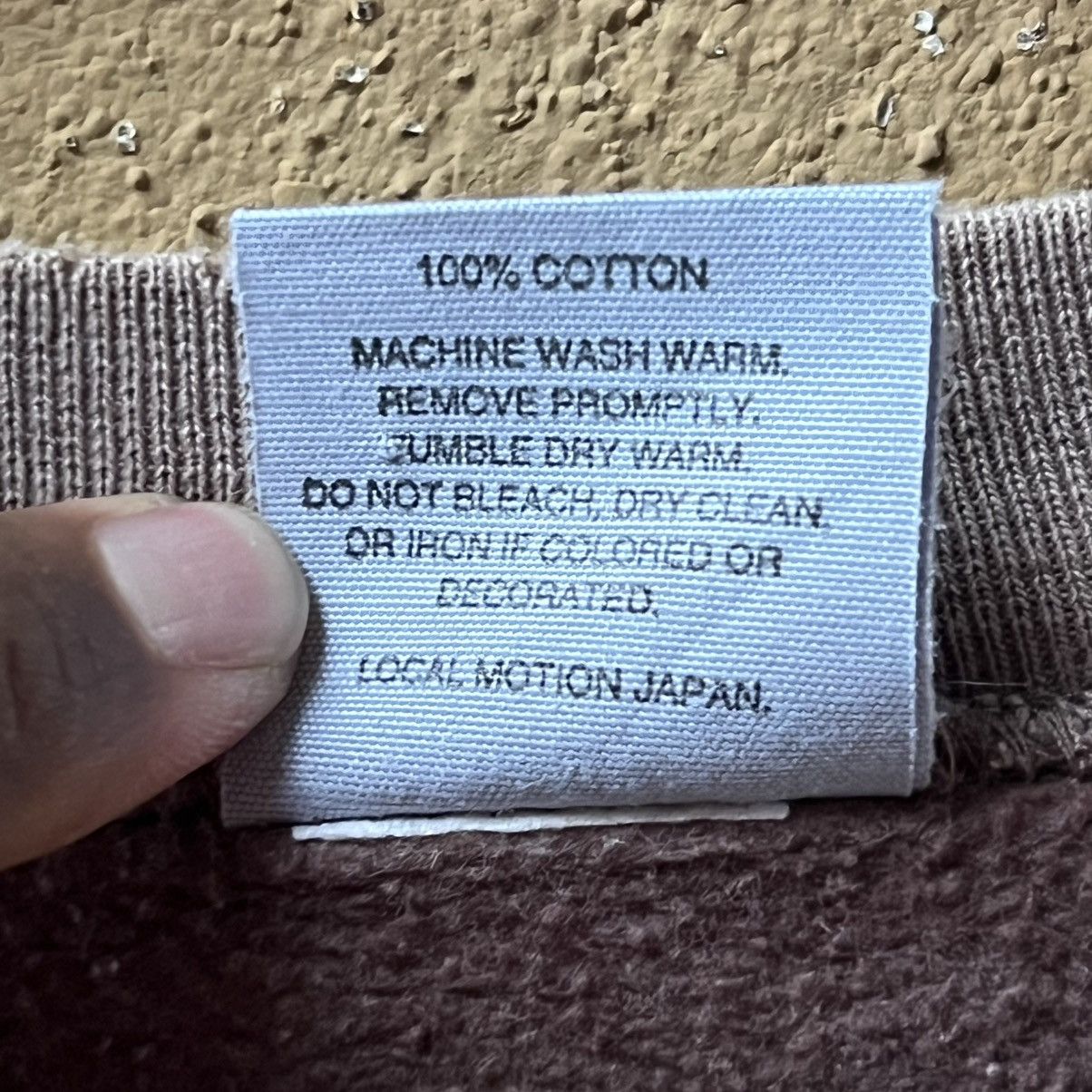 Vintage “VINTAGE SURF” LOCAL MOTION DISTRESS SWEATSHIRT Size US L / EU 52-54 / 3 - 10 Thumbnail