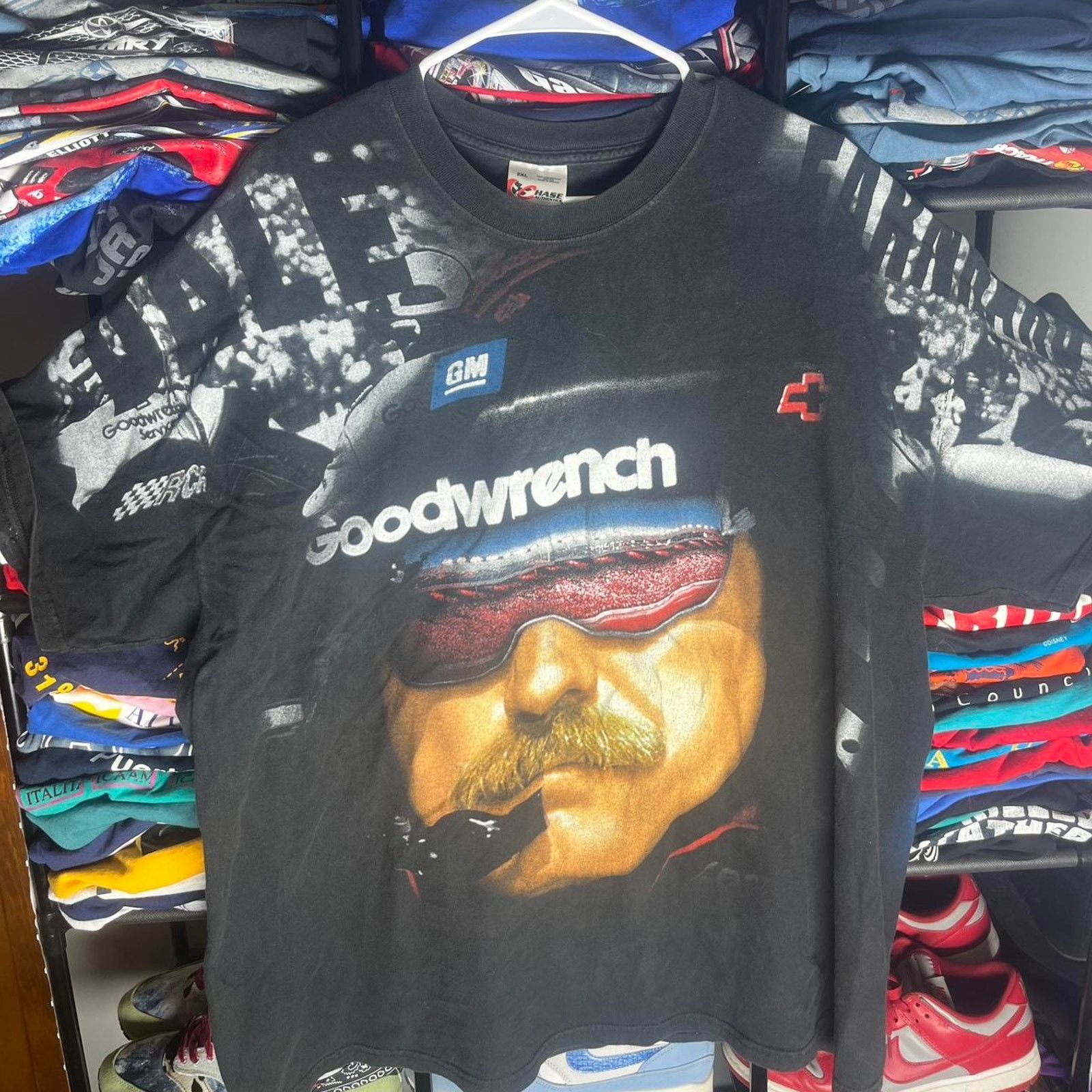 Chase Authentics VINTAGE DALE EARNHARDT AOP NASCAR SHIRT Size US XXL / EU 58 / 5 - 1 Thumbnail