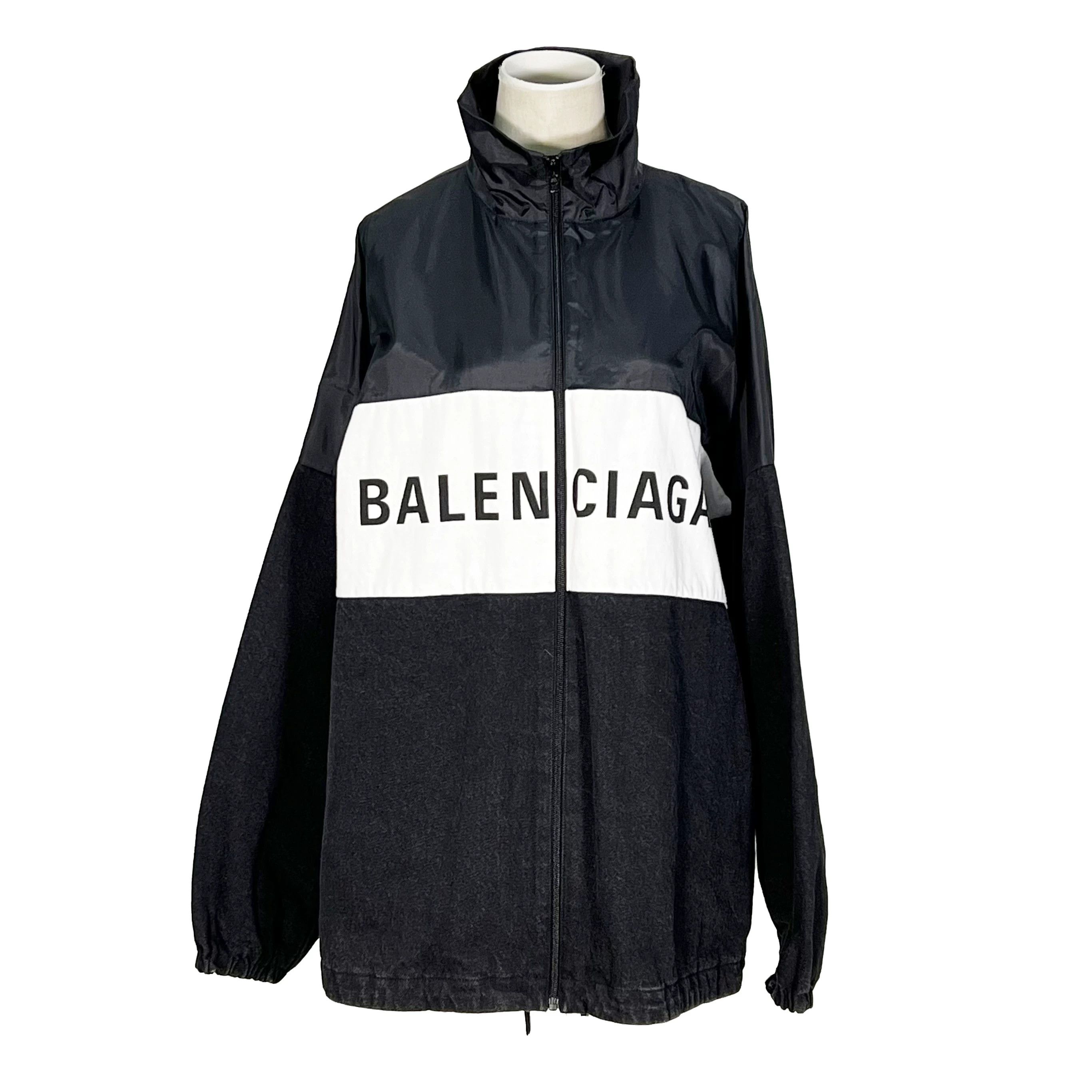 Balenciaga Balenciaga Nylon Cotton Multi Hoodie XXS Men Size US XXS / EU 40 - 1 Thumbnail