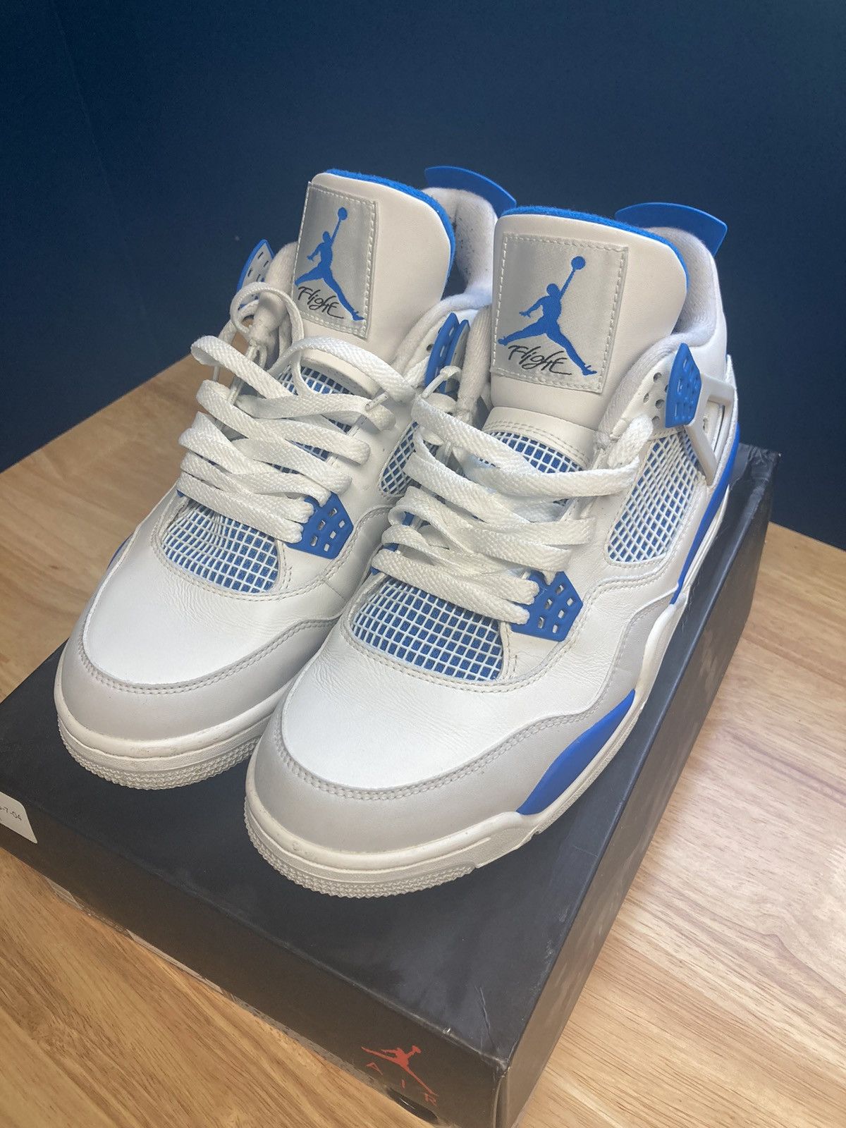 Jordan Brand × Nike Air Jordan 4 “Military Blue” Size US 10.5 / EU 43-44 - 1 Thumbnail