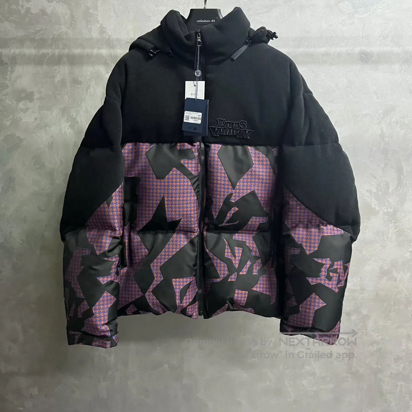 Louis Vuitton Louis Vuitton Purple floral print hooded long-sleeved down Size US L / EU 52-54 / 3 - 1 Thumbnail
