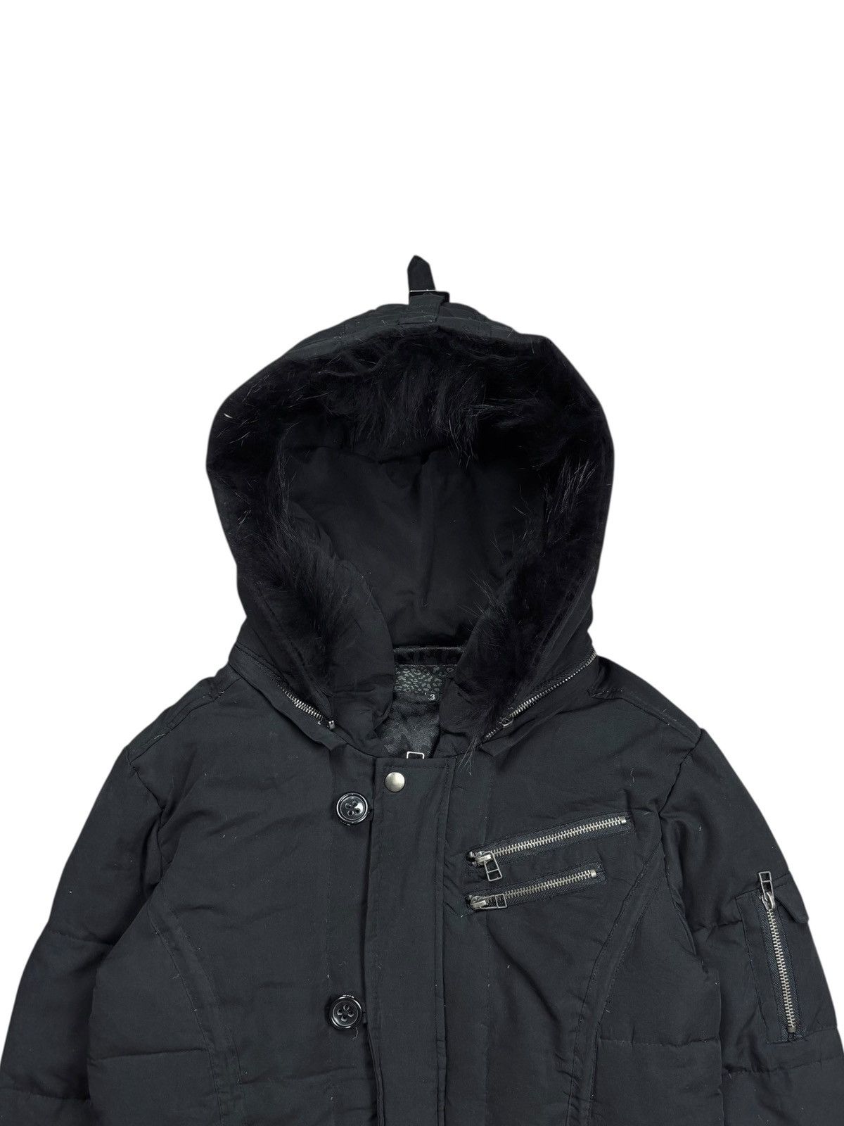 Isamu Katayama Backlash Archive XFRM - Fur Hoodie Cyber Jacket Size US M / EU 48-50 / 2 - 7 Thumbnail