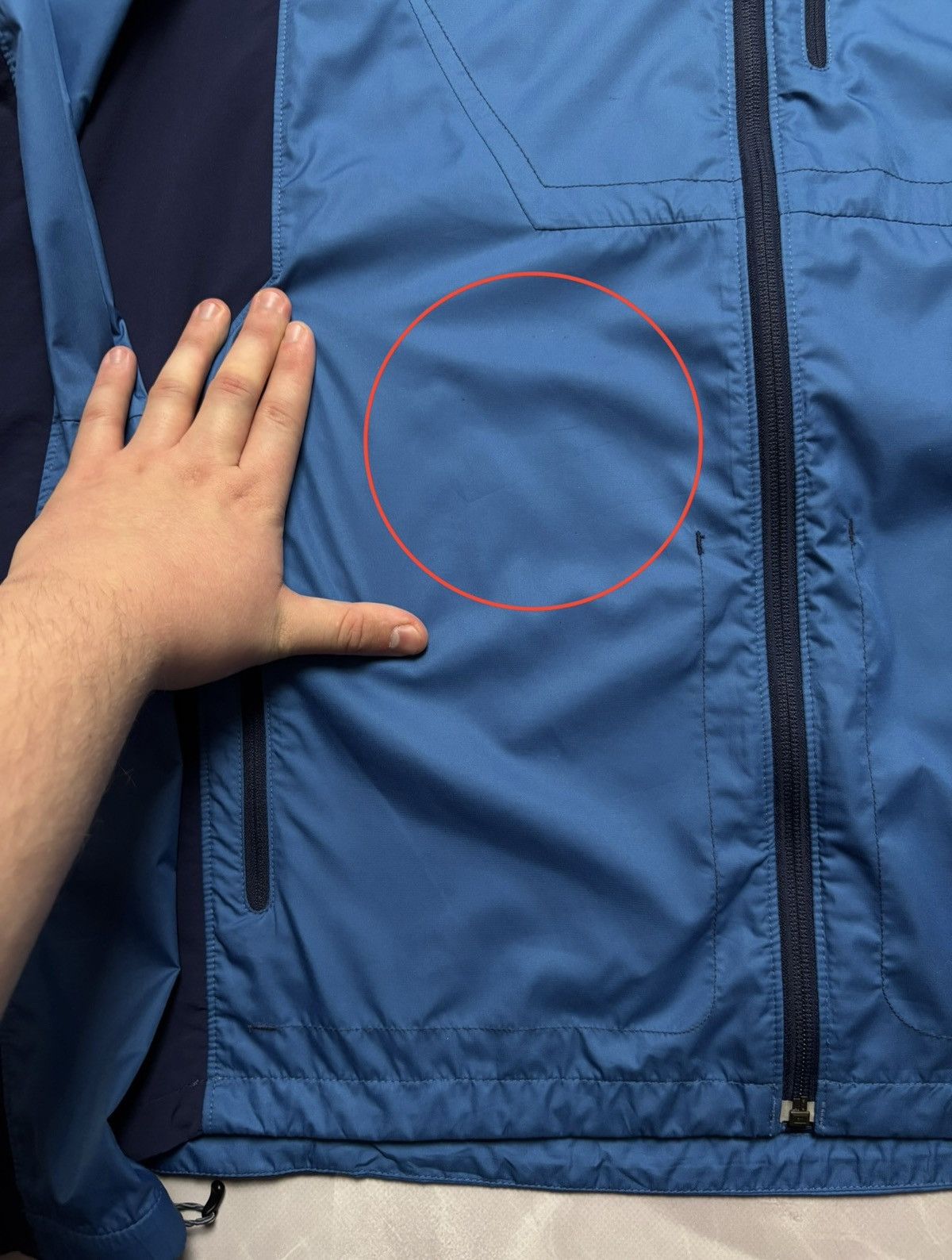 Mountain Hardwear Mountain Hardwear Windbreaker Jacket Outdoor Blue Size XL Size US XL / EU 56 / 4 - 5 Thumbnail