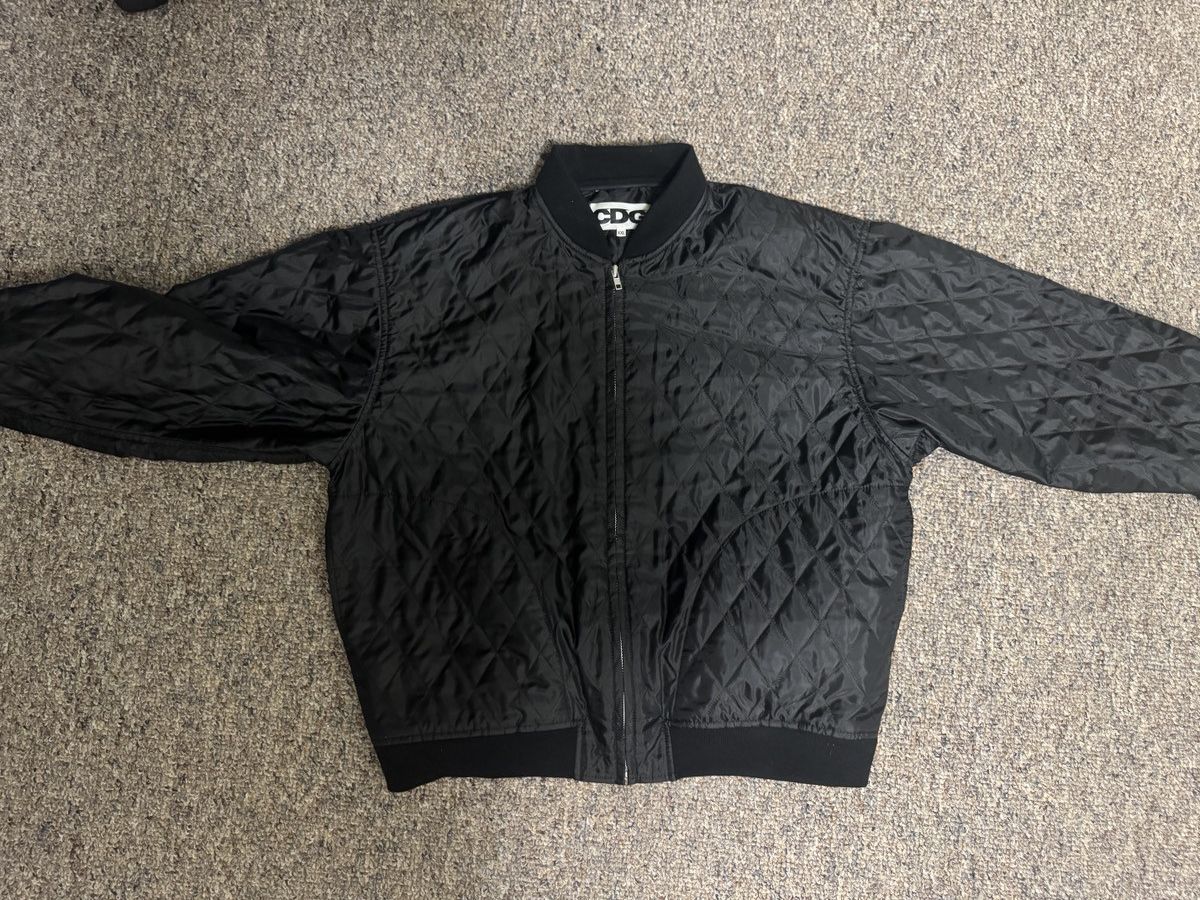 CDG by Comme des Garcons Comme des Garcons black quilted bomber Size US XXL / EU 58 / 5 - 2 Thumbnail