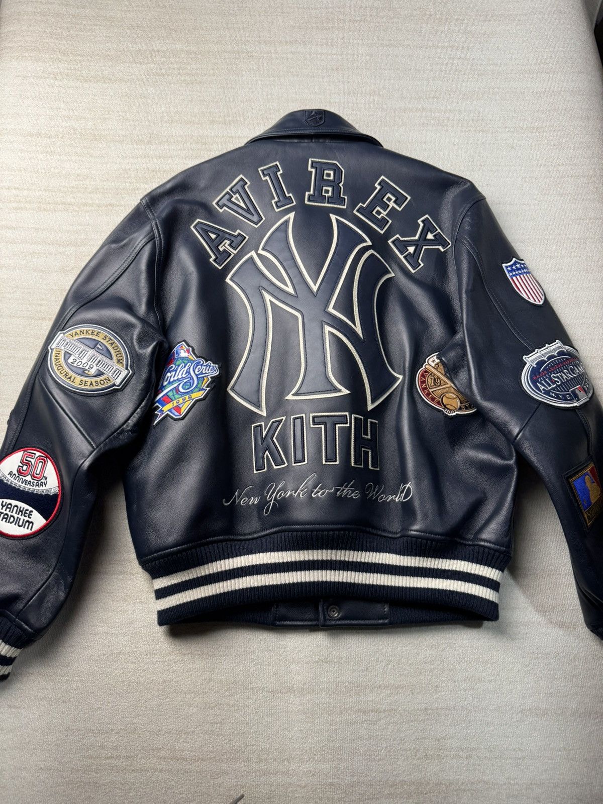Avirex × Kith Yankees leather jacket Size US S / EU 44-46 / 1 - 8 Thumbnail