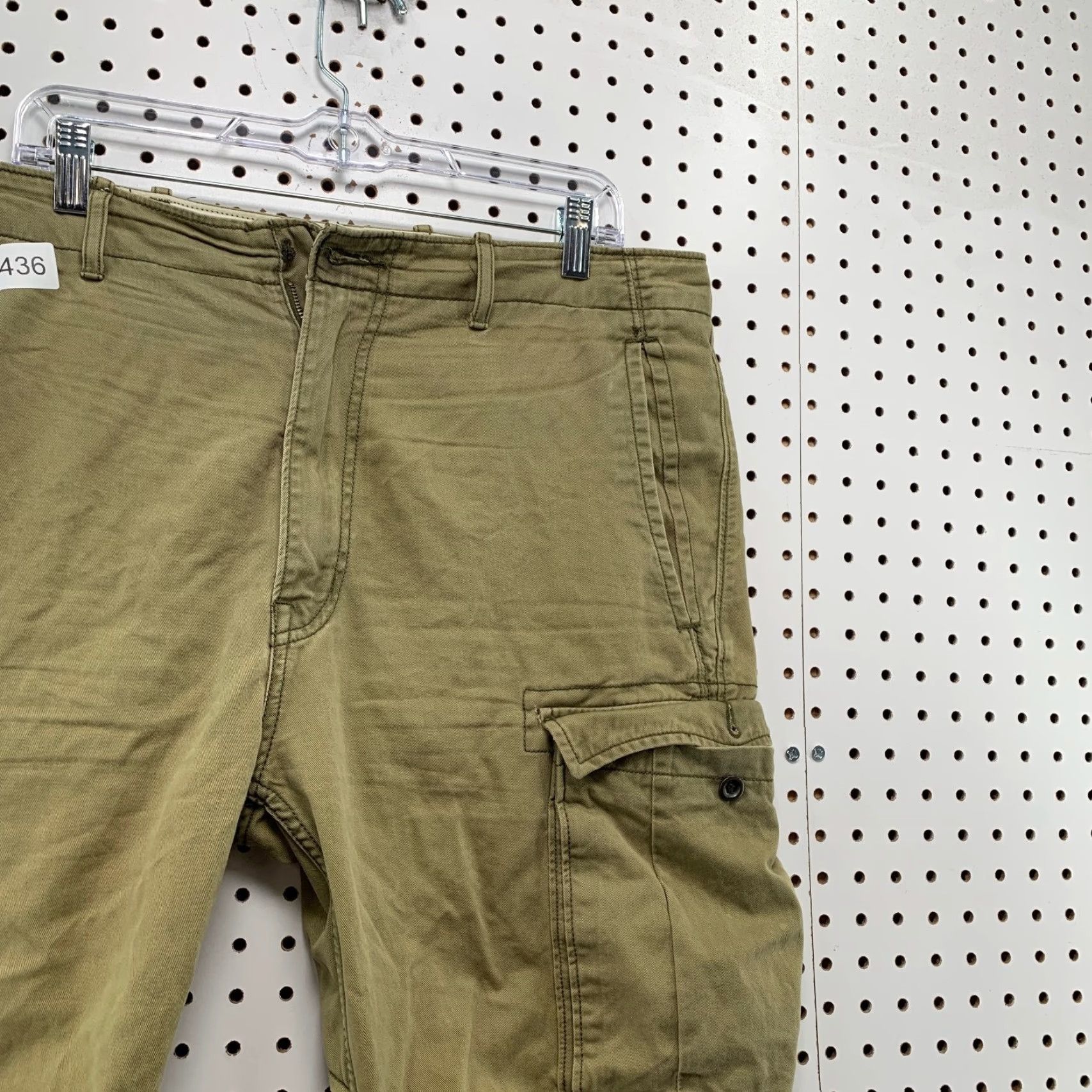 Levi's VINTAGE Levi's Cargo Pants Mens 36x30 Khaki Relaxed Fit Straight Pockets Denim Canvas Beige Cargo Pocket Casual Mens Size US 36 / EU 52 - 7 Thumbnail